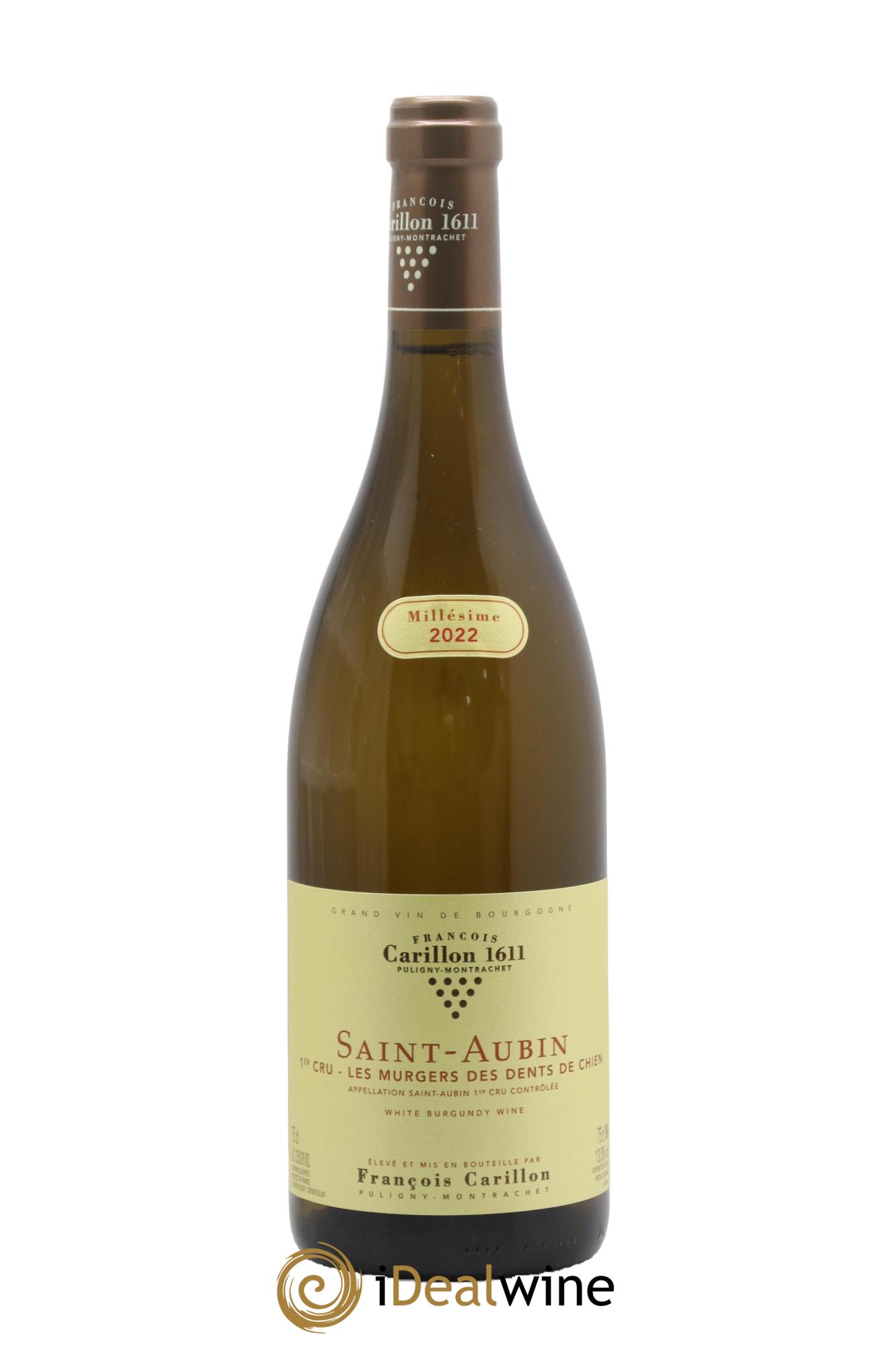 Saint-Aubin 1er Cru Les Murgers des dents de Chien François Carillon 2022 - Lot de 1 bouteille - 0