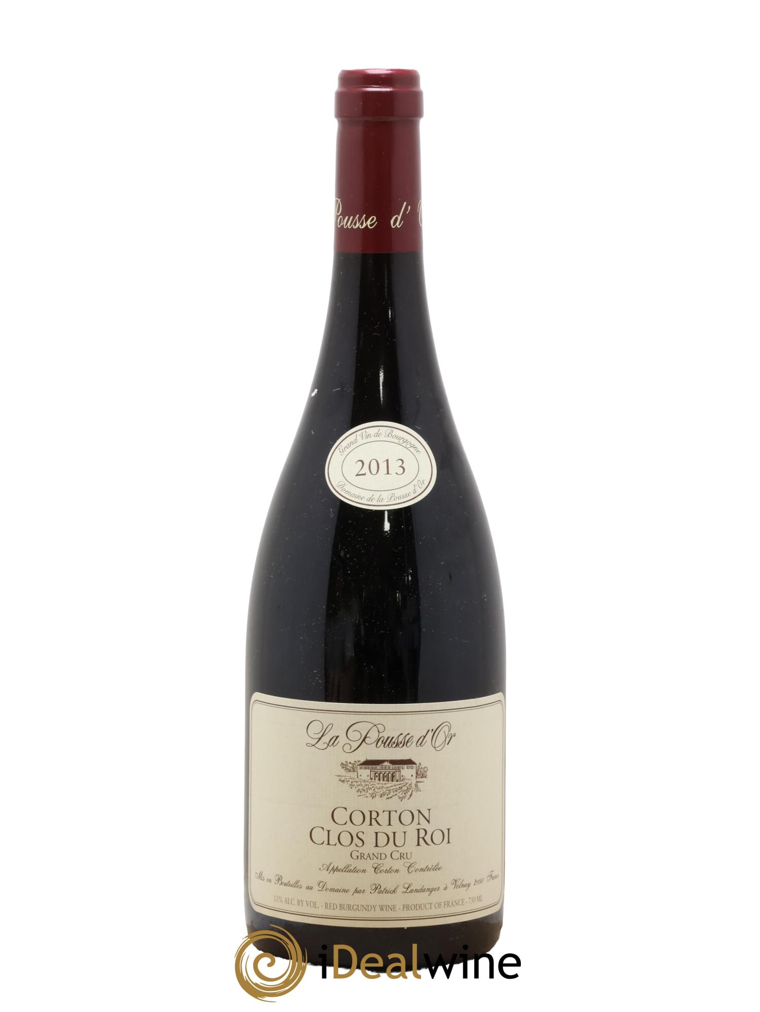 Corton Grand Cru Clos du Roi La Pousse d'Or (Domaine de) 2013 - Lot de 1 bouteille - 0