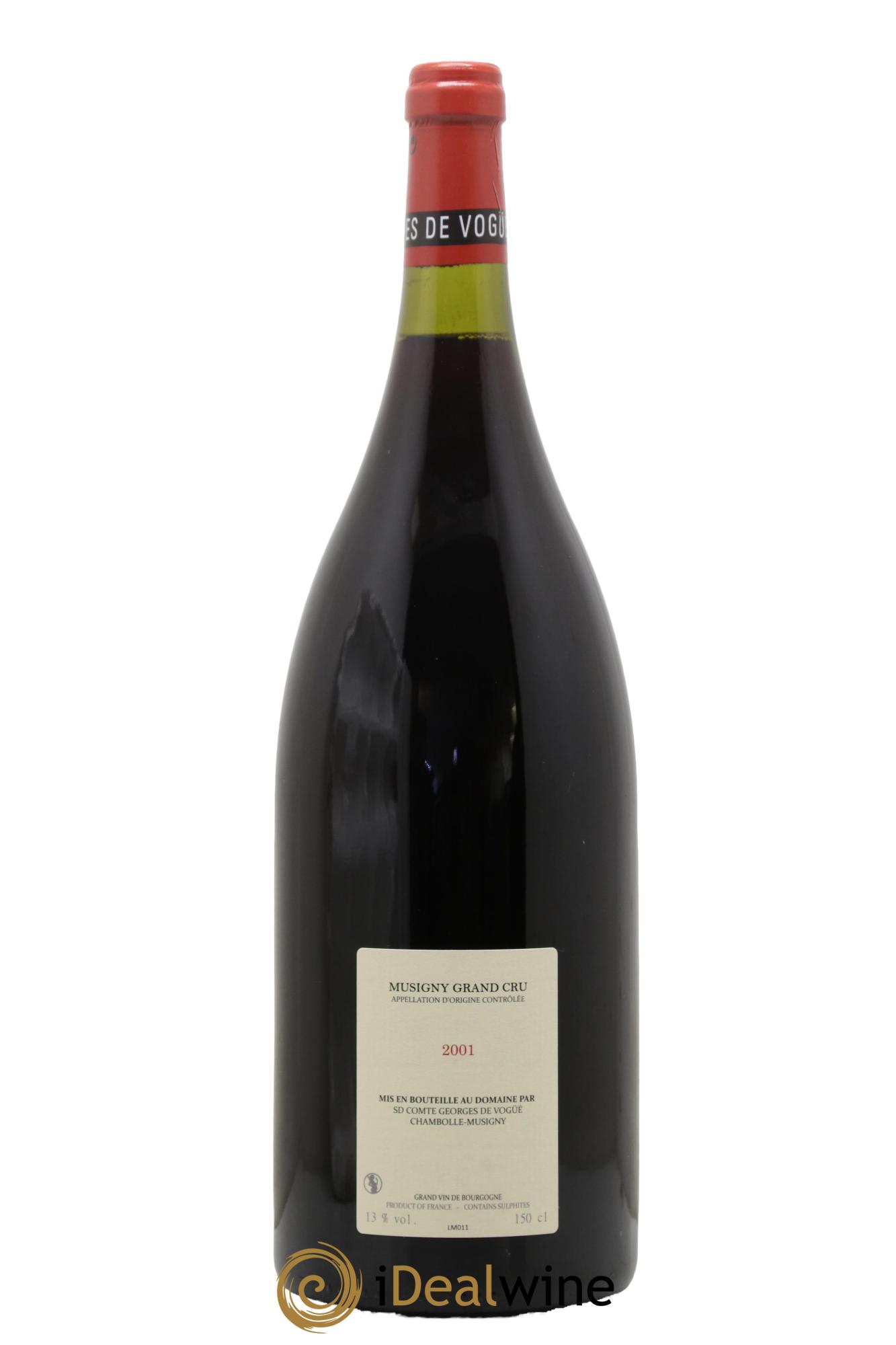 Musigny Grand Cru Cuvée Vieilles Vignes Comte Georges de Vogüé  2001 - Lot of 1 magnum - 1