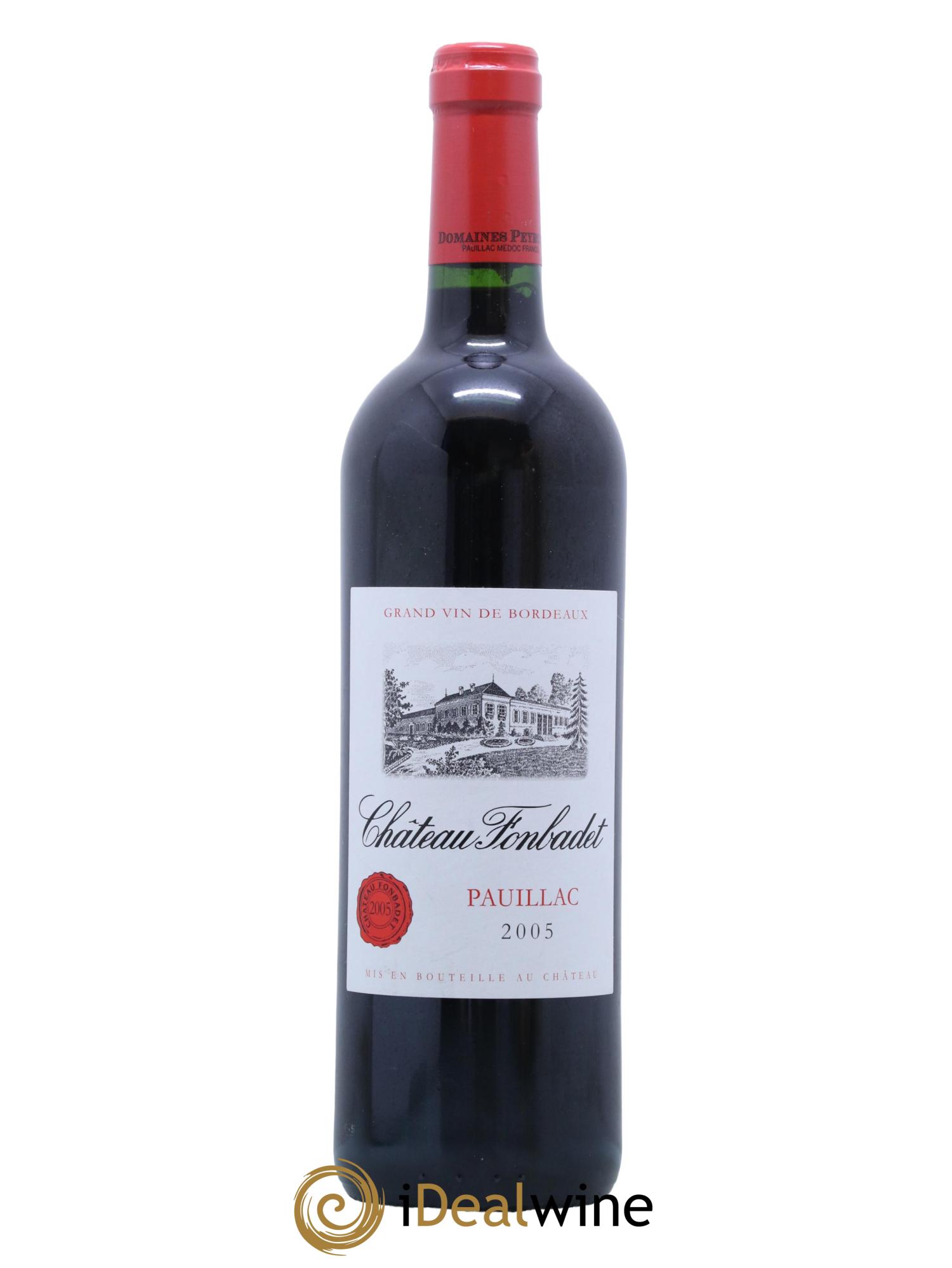 Château Fonbadet 2005 - Lot de 1 bouteille - 0