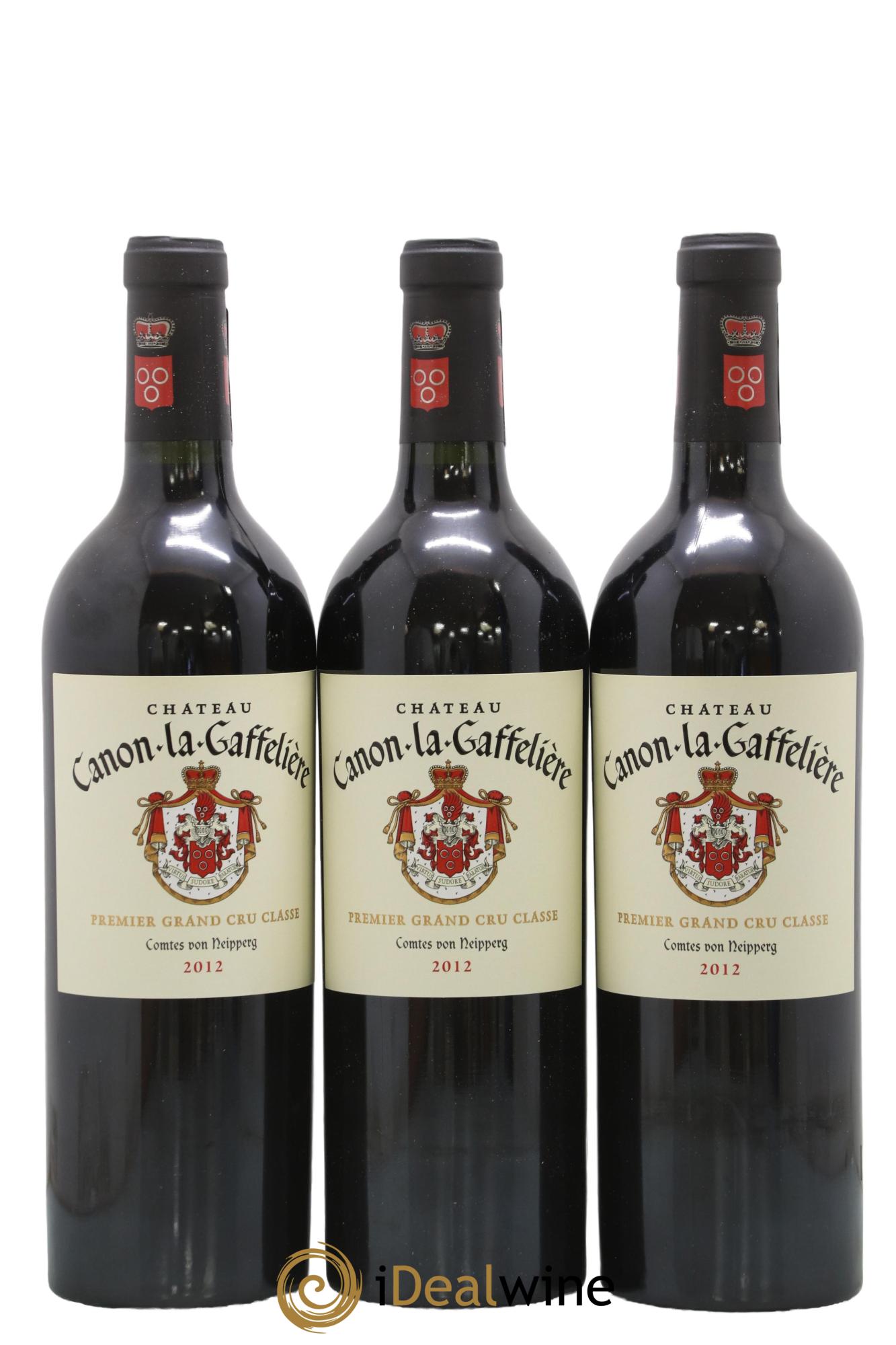 Château Canon la Gaffelière 1er Grand Cru Classé B 2012 - Lot de 3 bouteilles - 0