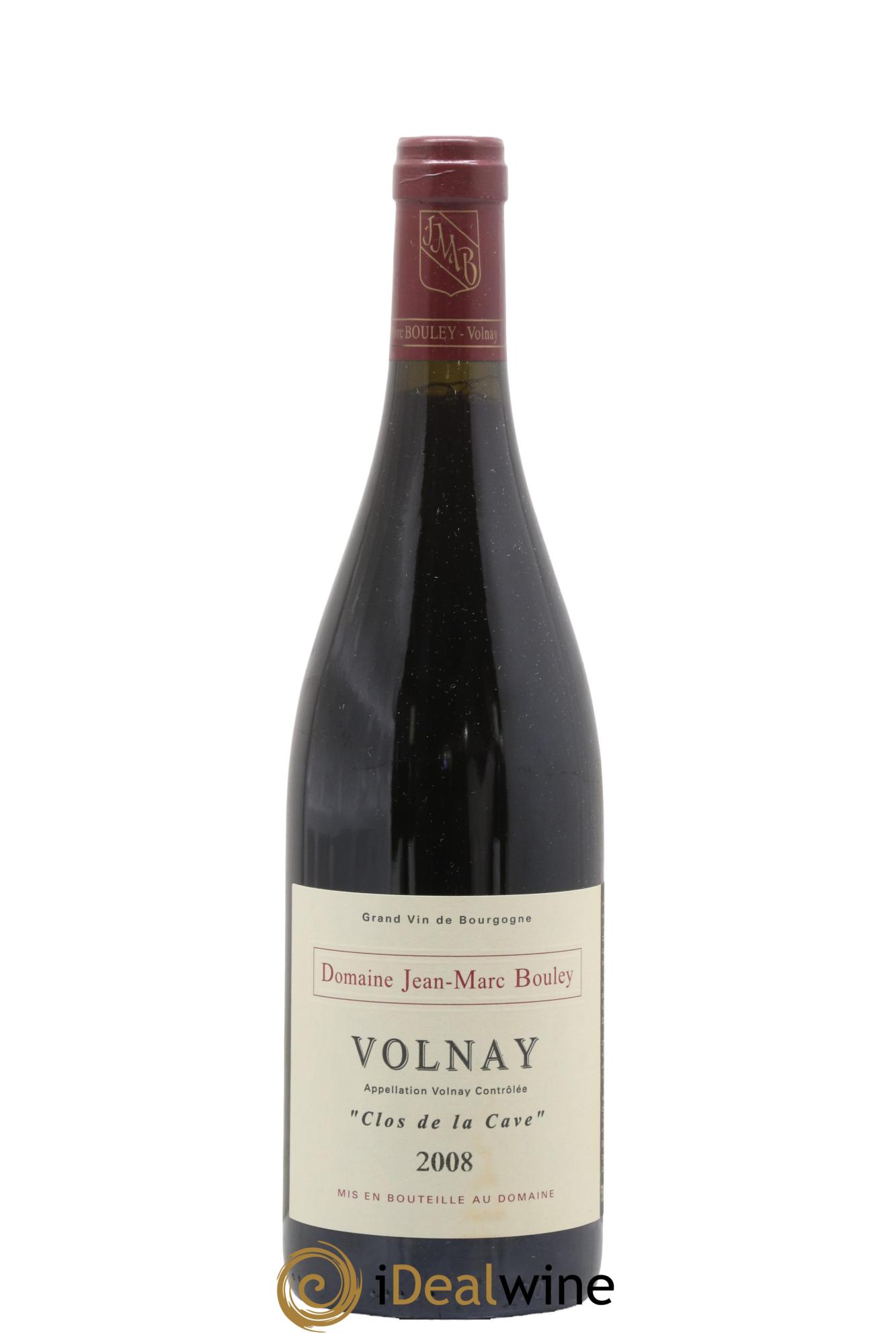 Volnay Clos de la Cave Bouley (Domaine) 2008 - Lot of 1 bottle - 0