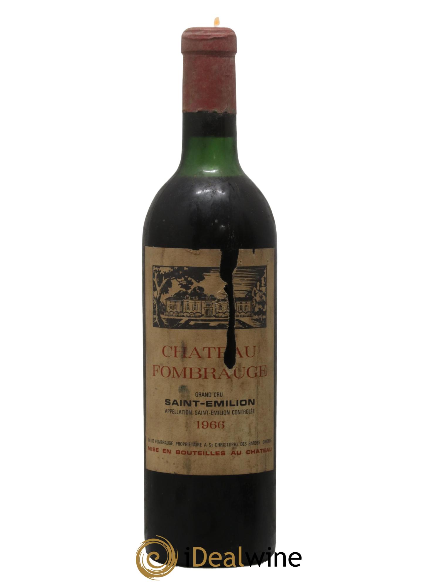 Château Fombrauge Grand Cru Classé 1966 - Lot de 1 bouteille - 0