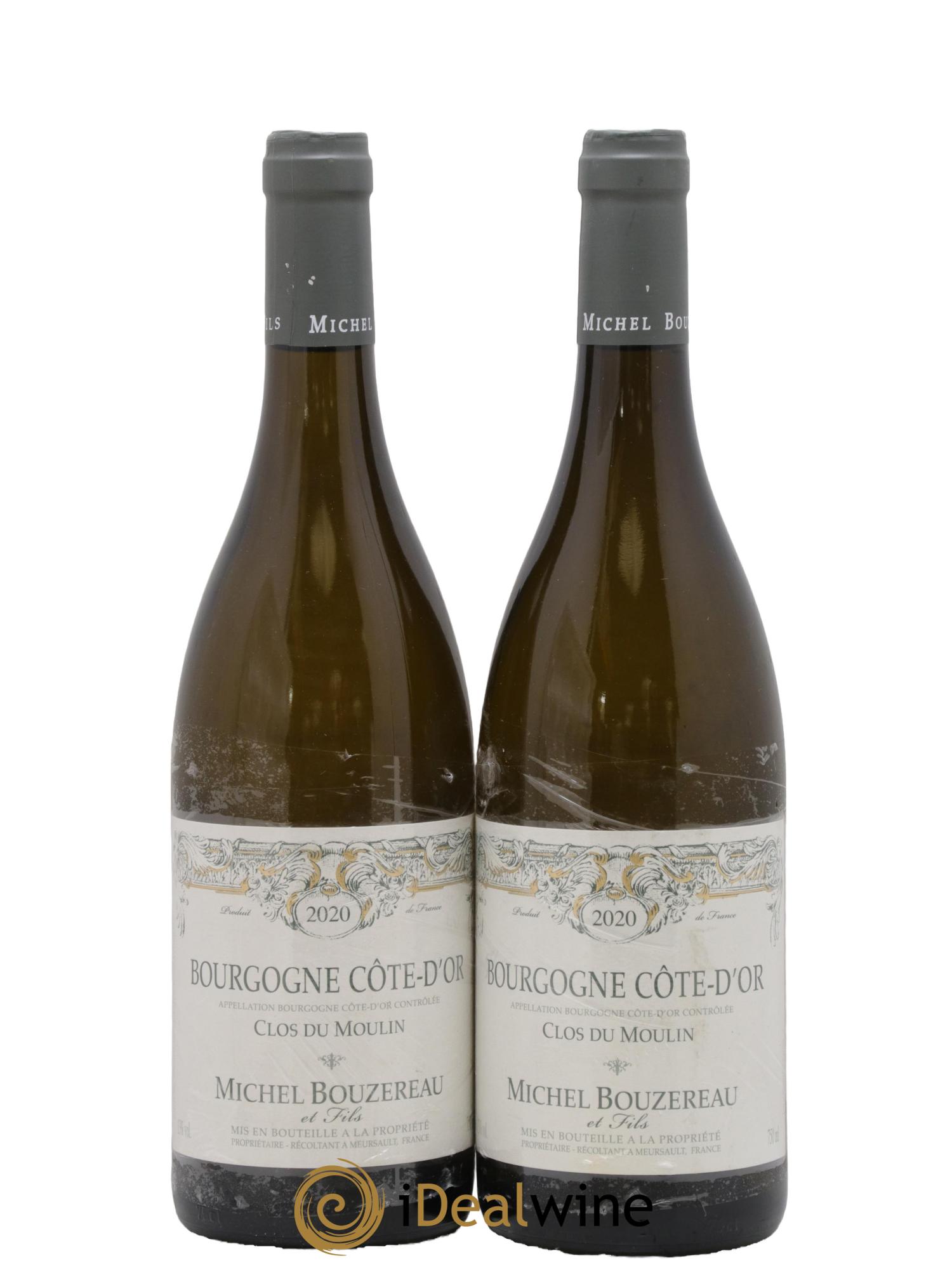 Bourgogne Côte-d'Or Clos du Moulin Michel Bouzereau et Fils (Domaine) 2020 - Lot of 2 bottles - 0
