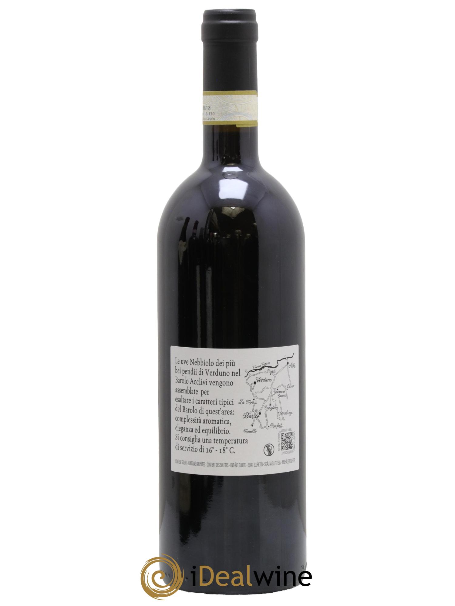 Barolo DOCG Acclivi Comm. Giovan Battista Burlotto 2021 - Lot de 1 bouteille - 1