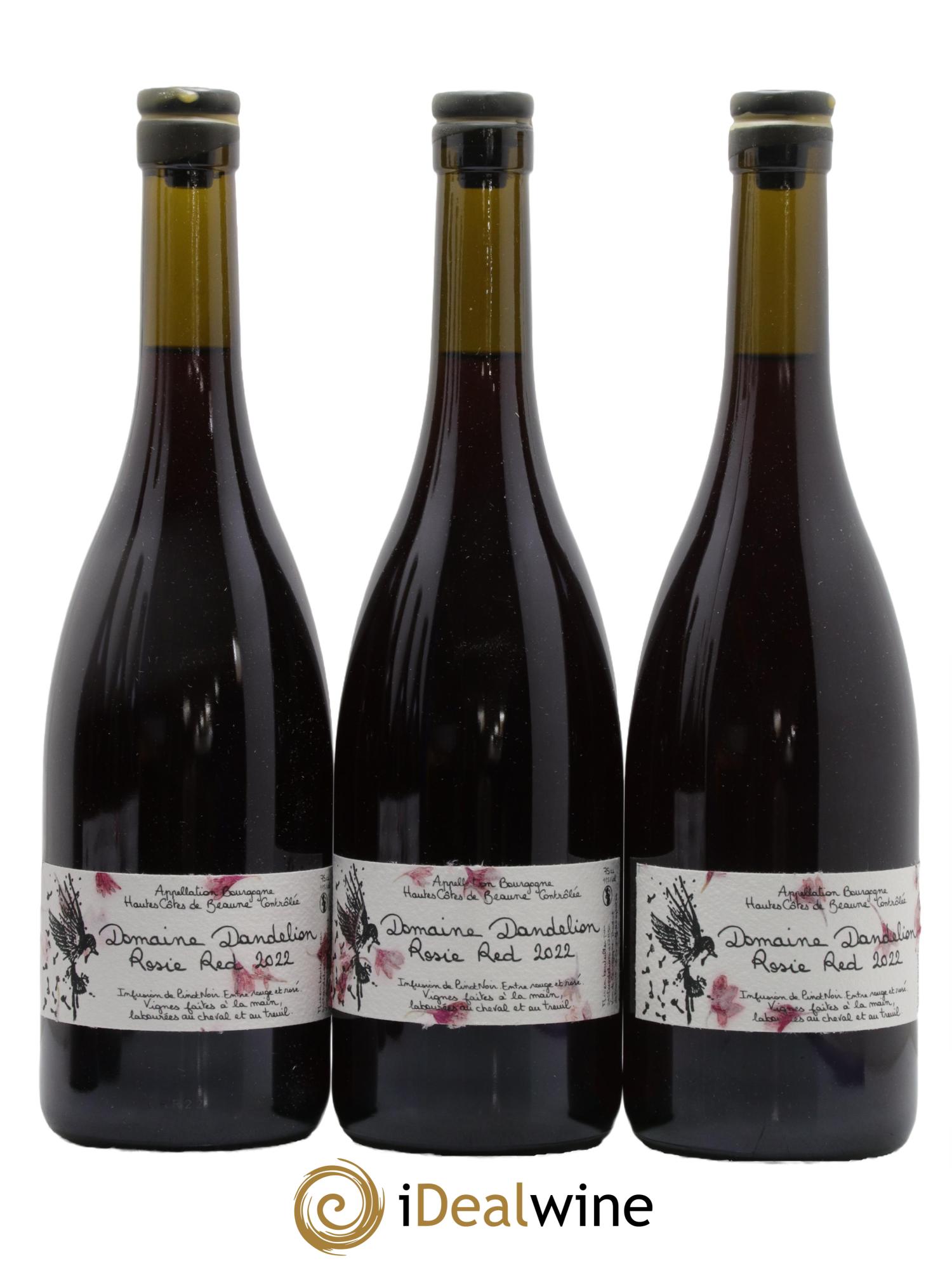 Hautes-Côtes de Beaune Rosie Red Dandelion 2022 - Lot de 3 bouteilles - 0