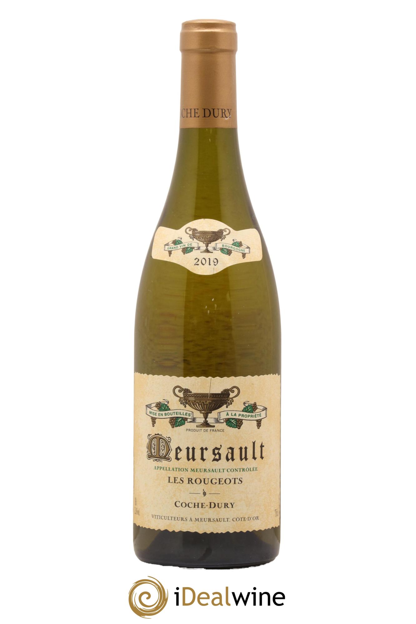 Meursault Les Rougeots Coche Dury (Domaine) 2019 - Lot de 1 bouteille - 0