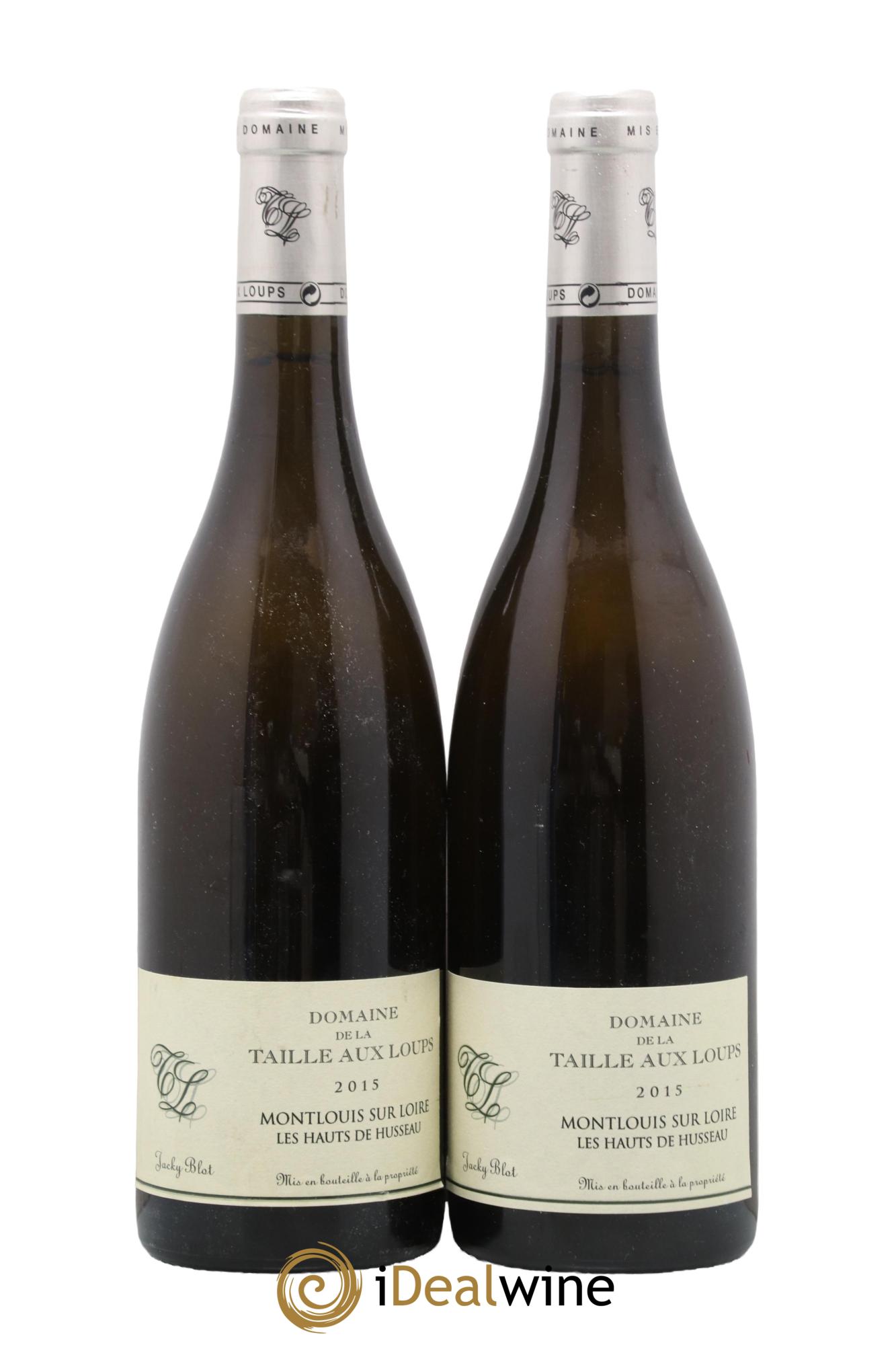 Montlouis-sur-Loire Les Hauts de Husseau La Taille aux Loups - Jacky Blot 2015 - Lot de 2 bouteilles - 0