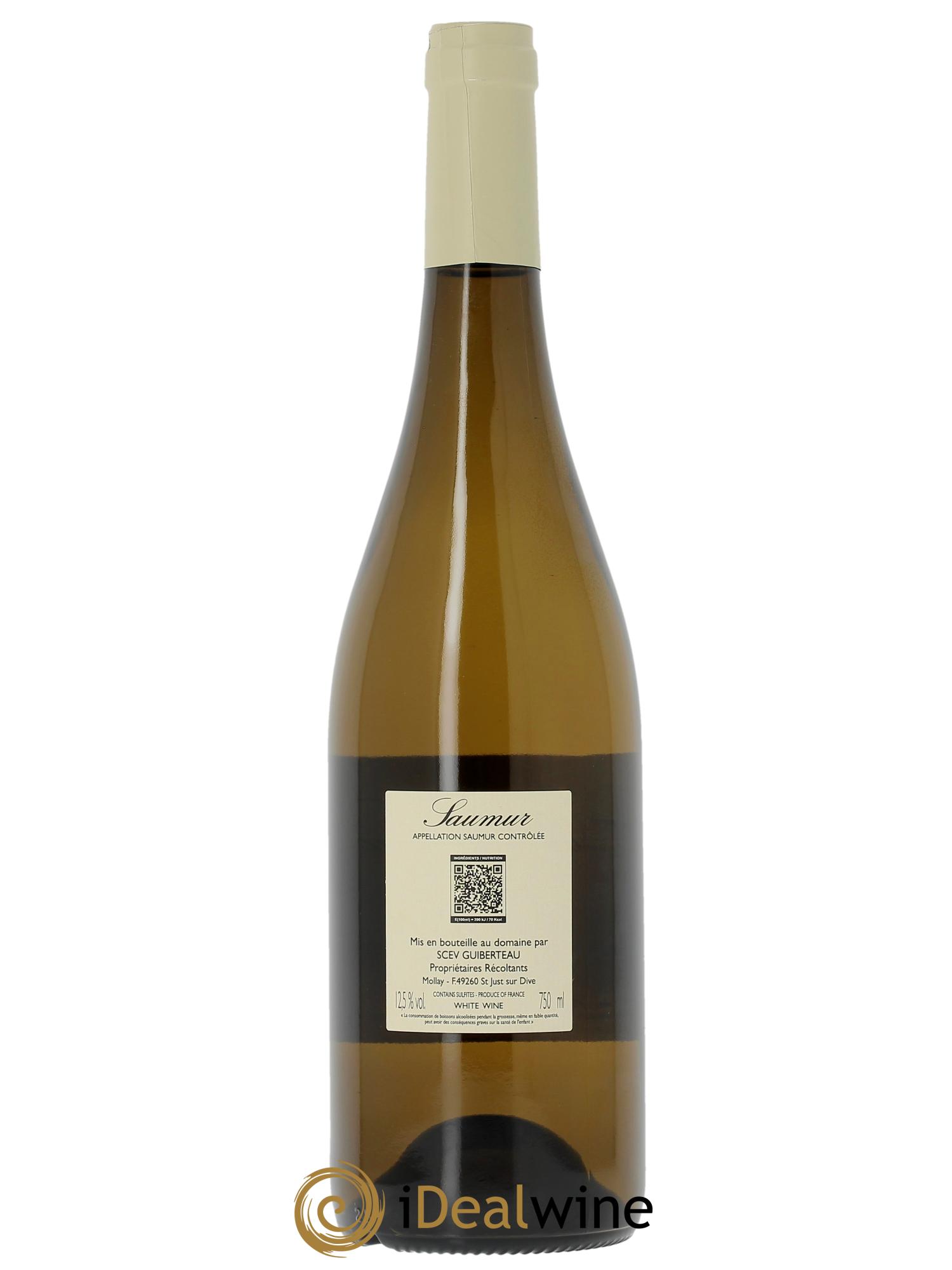 Saumur Domaine Guiberteau 2024 - Lot de 1 bouteille - 1