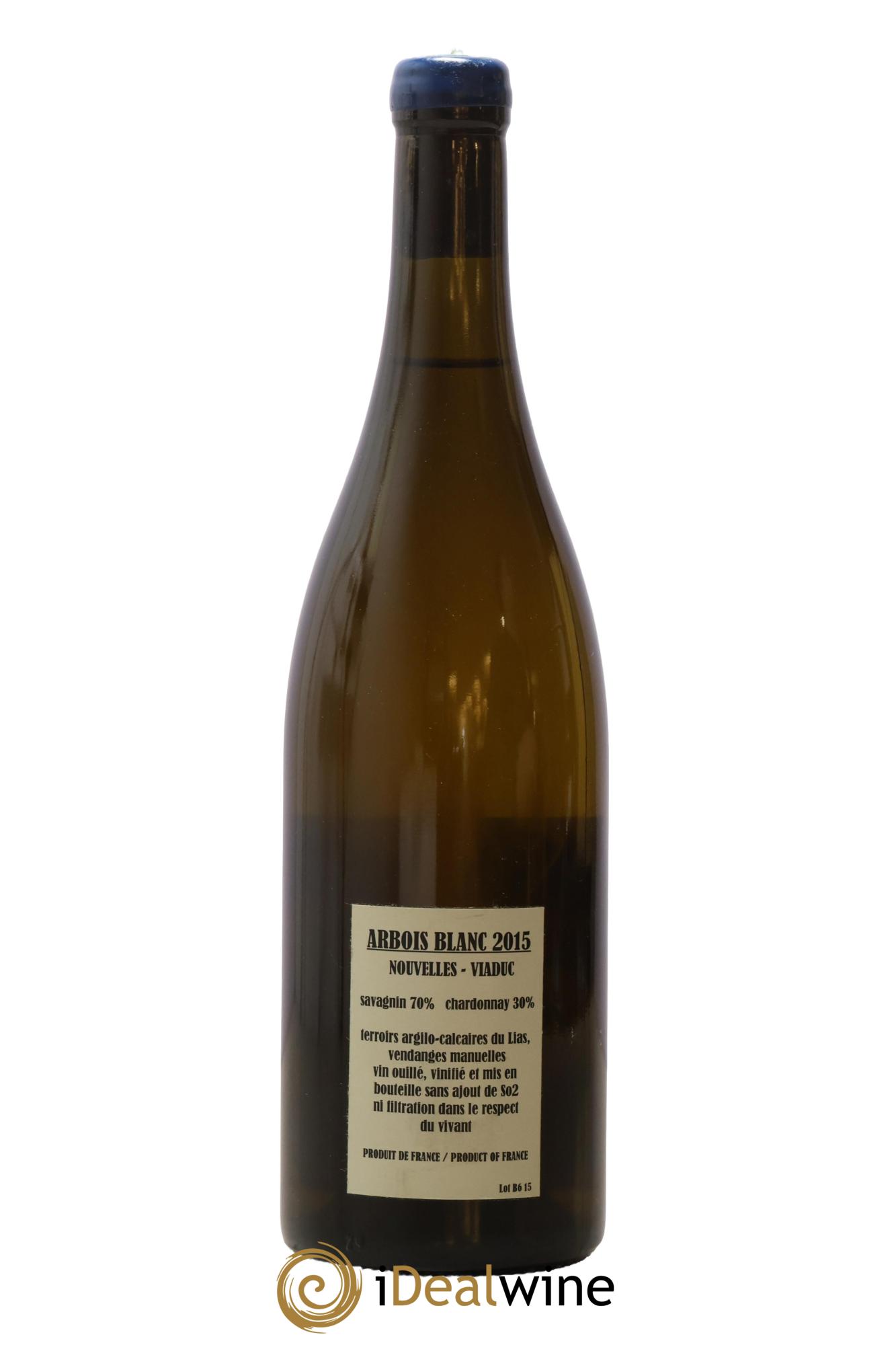 Arbois Savagnin Chardonnay Nouvelles-Viaduc Adeline Houillon & Renaud Bruyère 2015 - Lot de 1 bouteille - 1