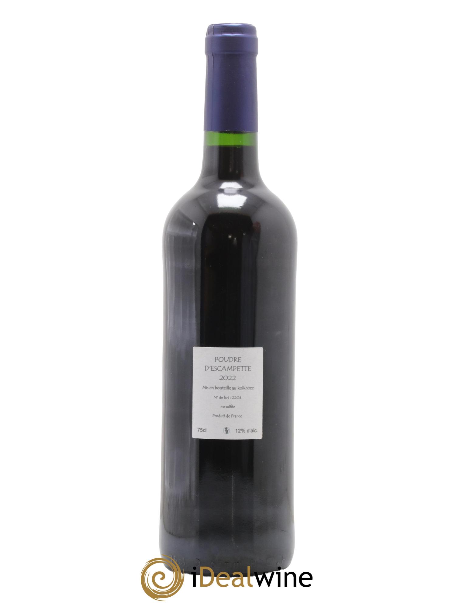 Vin de France Poudre d'Escampette Les Vins du Cabanon - Alain Castex 2022 - Lotto di 1 bottiglia - 1