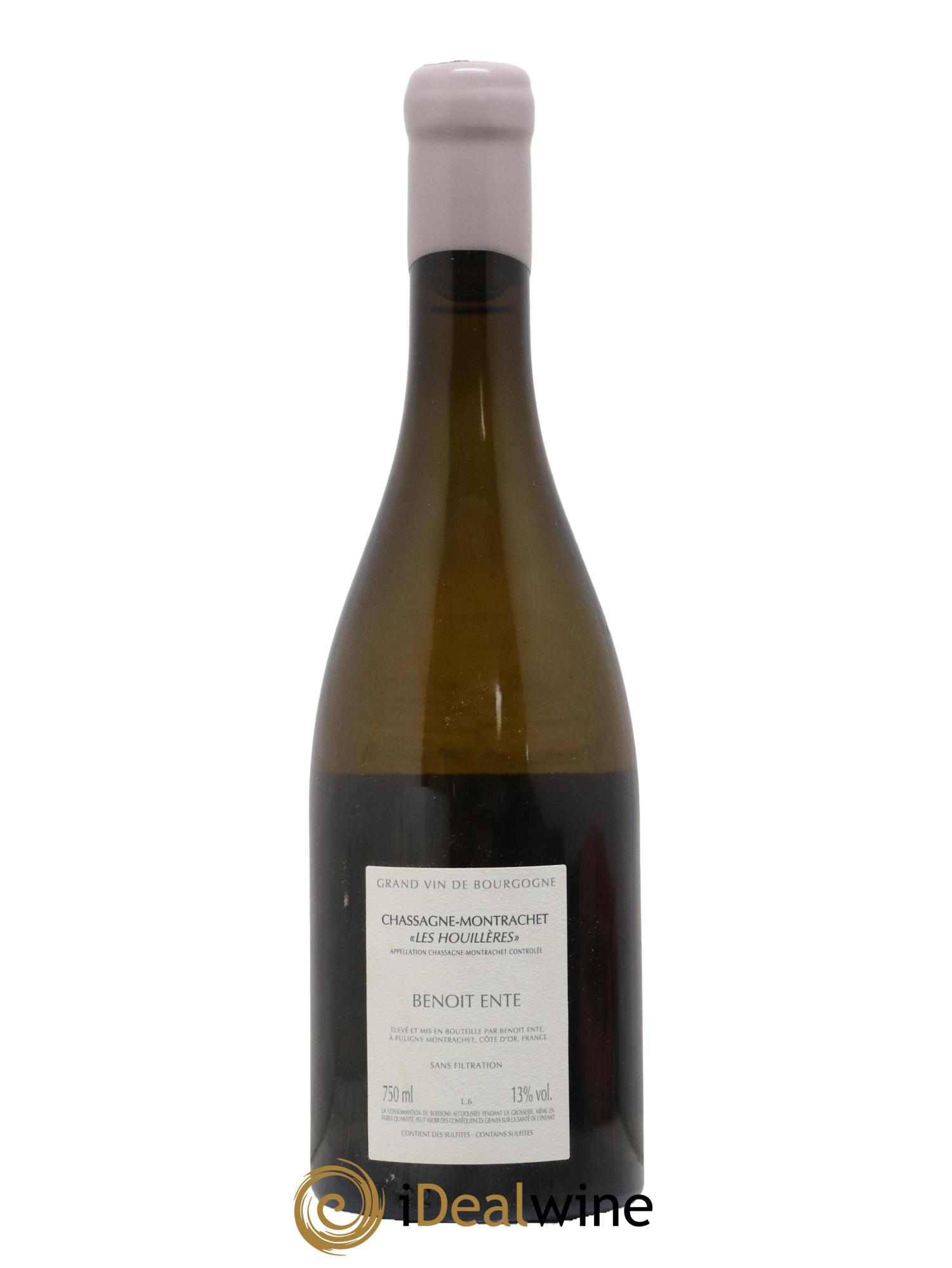 Chassagne-Montrachet Les Houillères Benoit Ente 2020 - Lot de 1 bouteille - 1