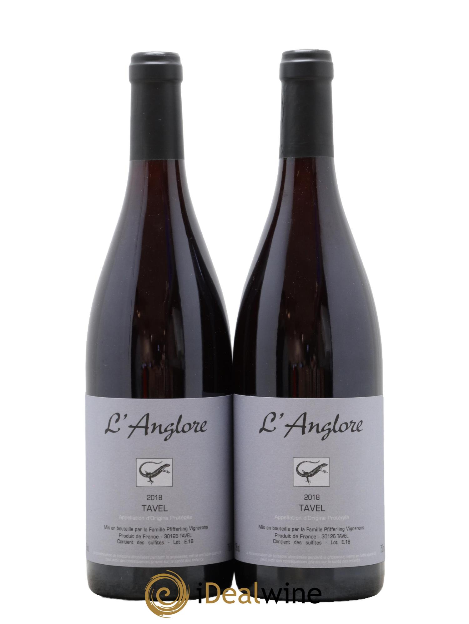 Tavel L'Anglore 2018 - Lotto di 2 bottiglie - 0