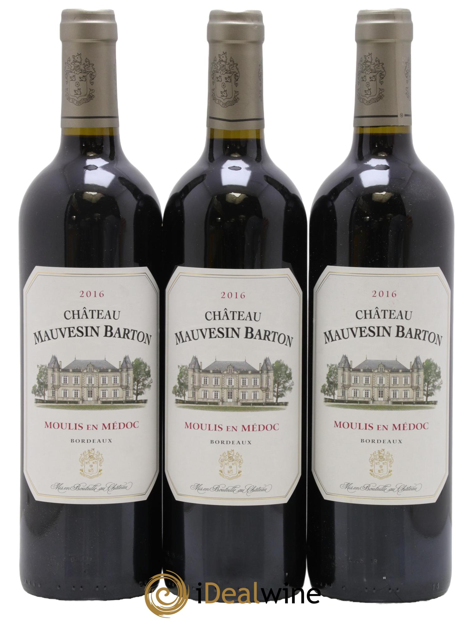 Château Mauvesin Barton 2016 - Lot de 3 bouteilles - 0