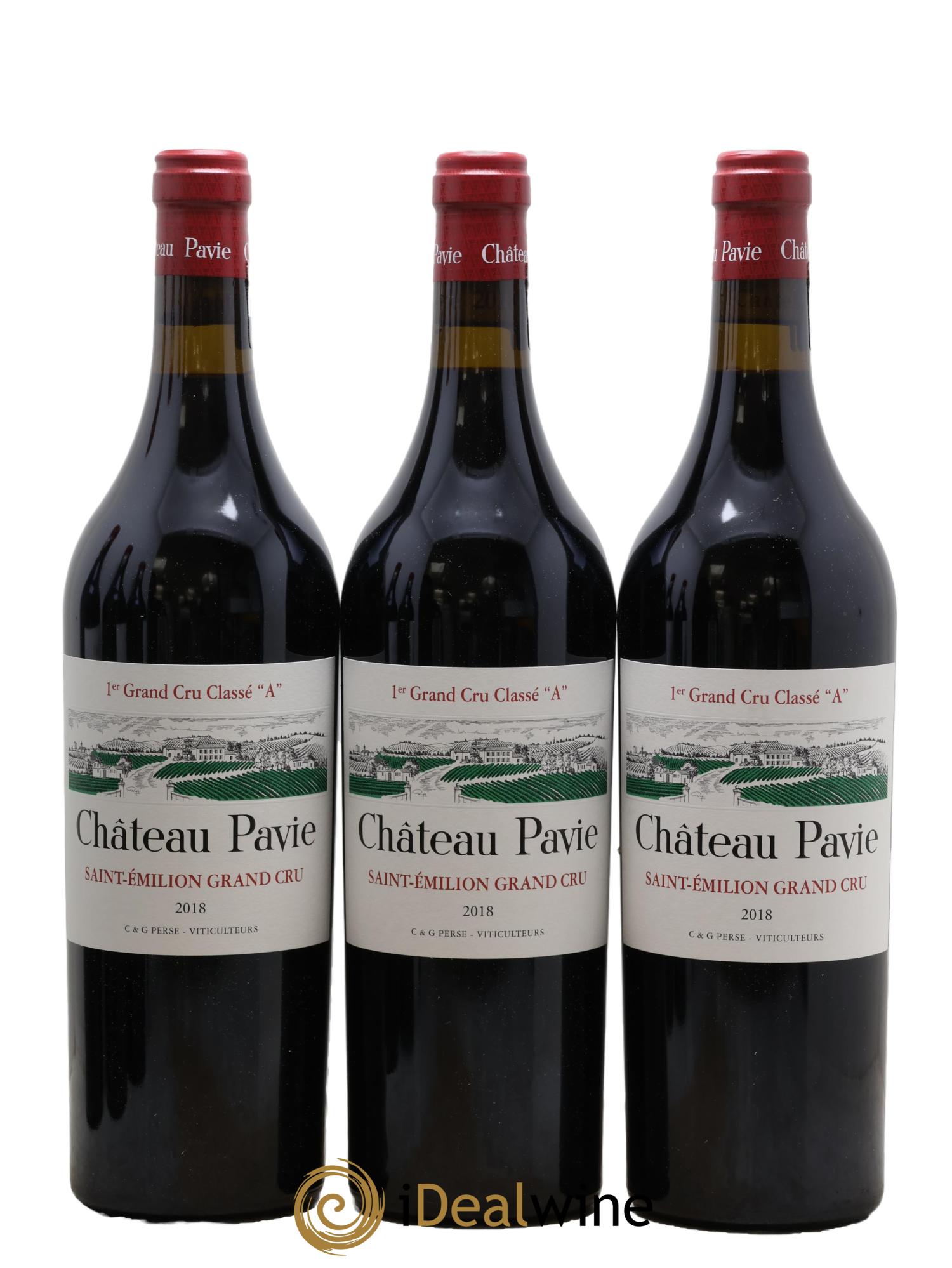 Château Pavie 1er Grand Cru Classé A 2018 - Lot of 6 bottles - 1