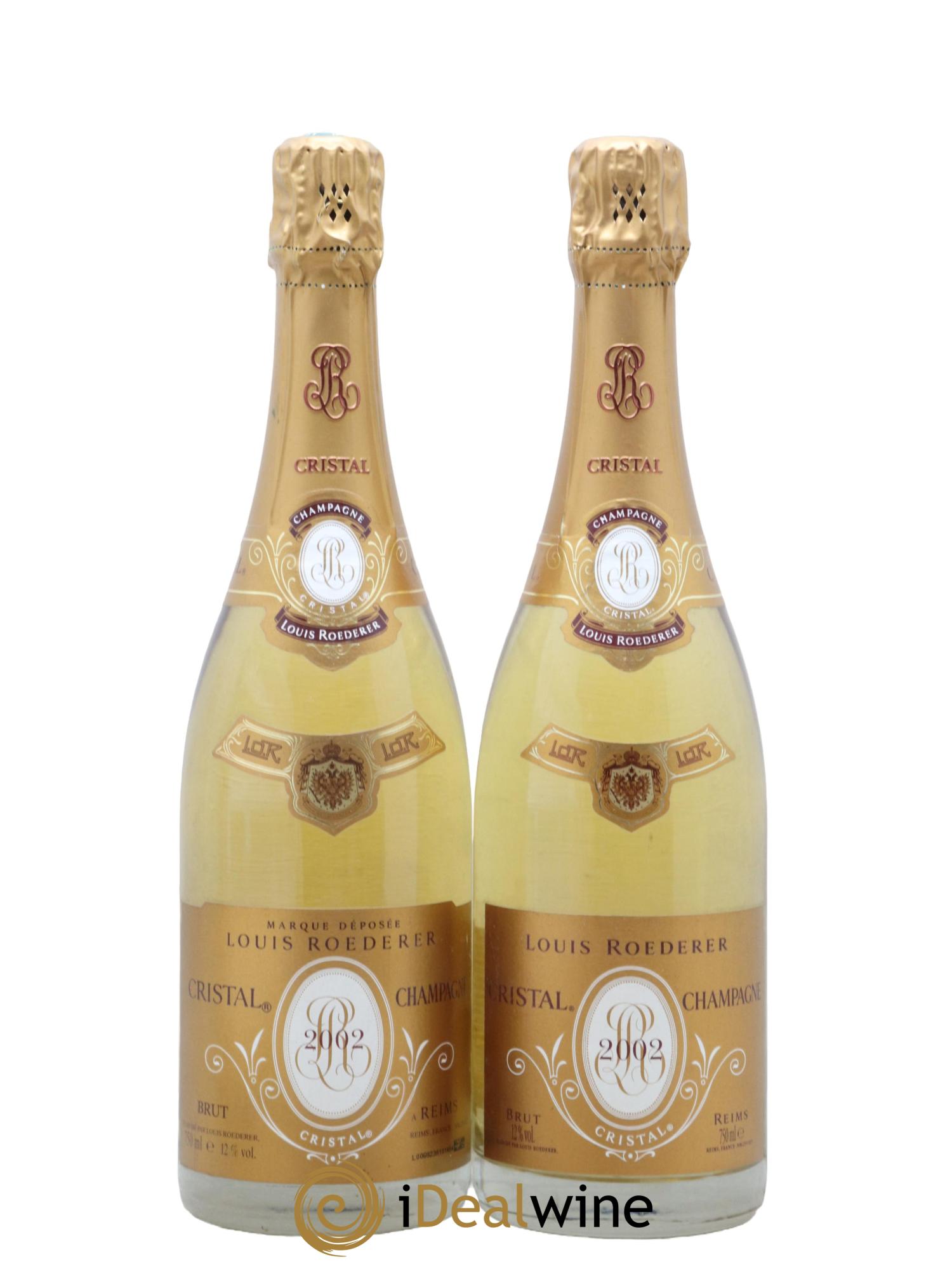 Cristal Louis Roederer 2002 - Lot de 2 bouteilles - 0