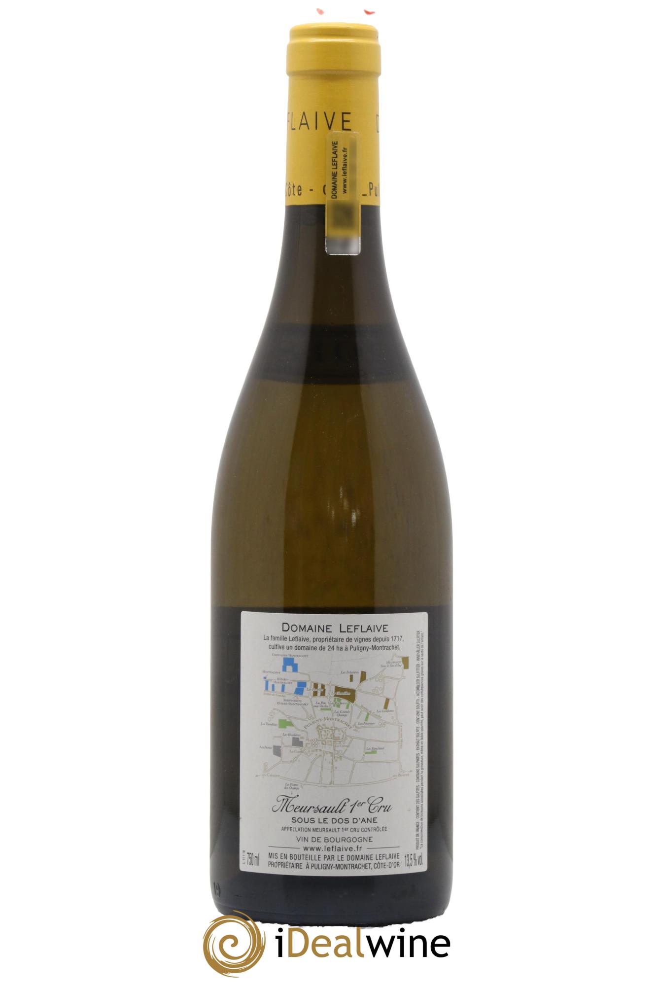 Meursault 1er Cru Sous le Dos d'Ane Leflaive (Domaine) 2018 - Lot of 1 bottle - 1