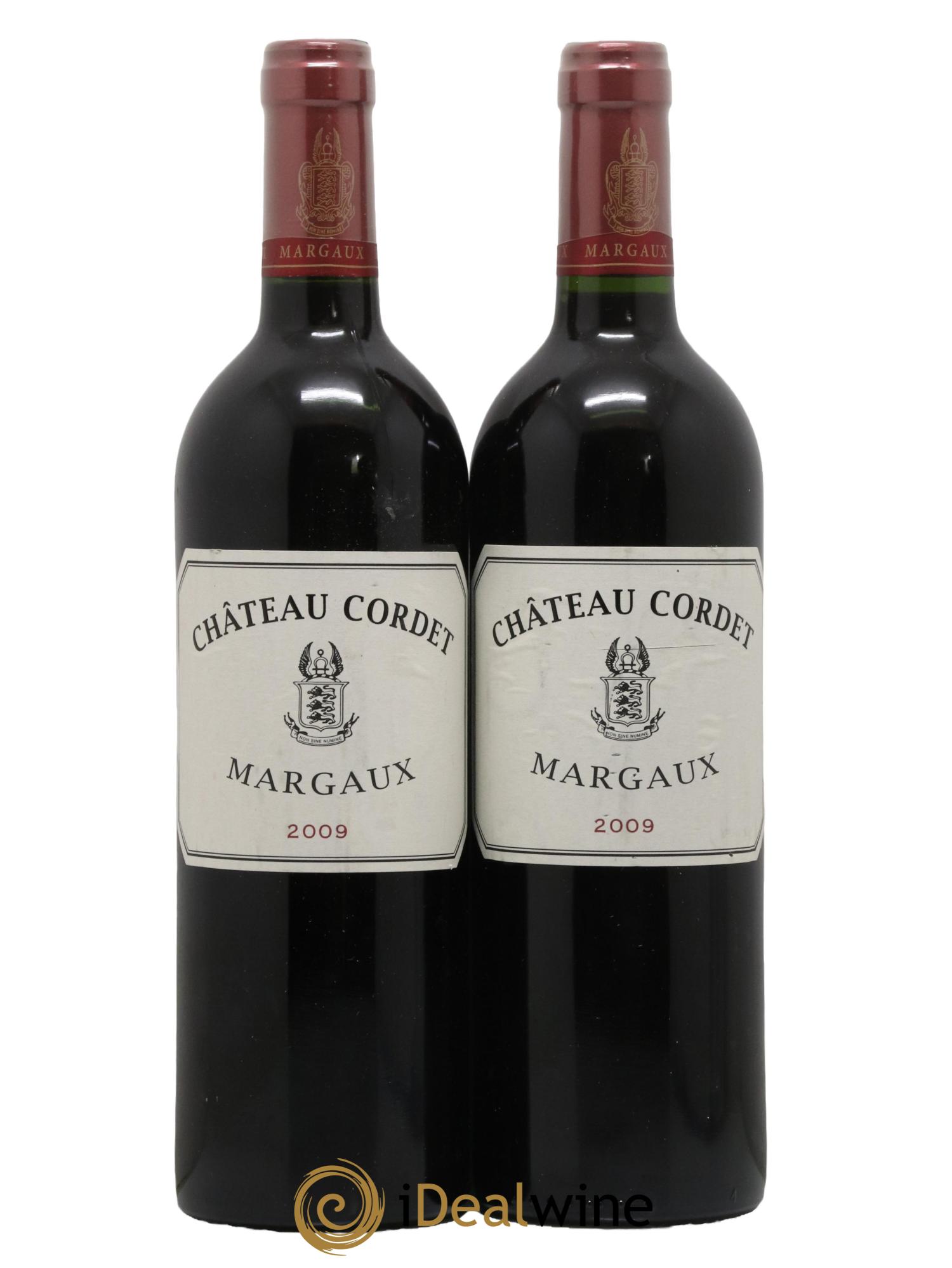 Bordeaux Margaux Chateau Cordet 2009 - Lot de 2 bouteilles - 0