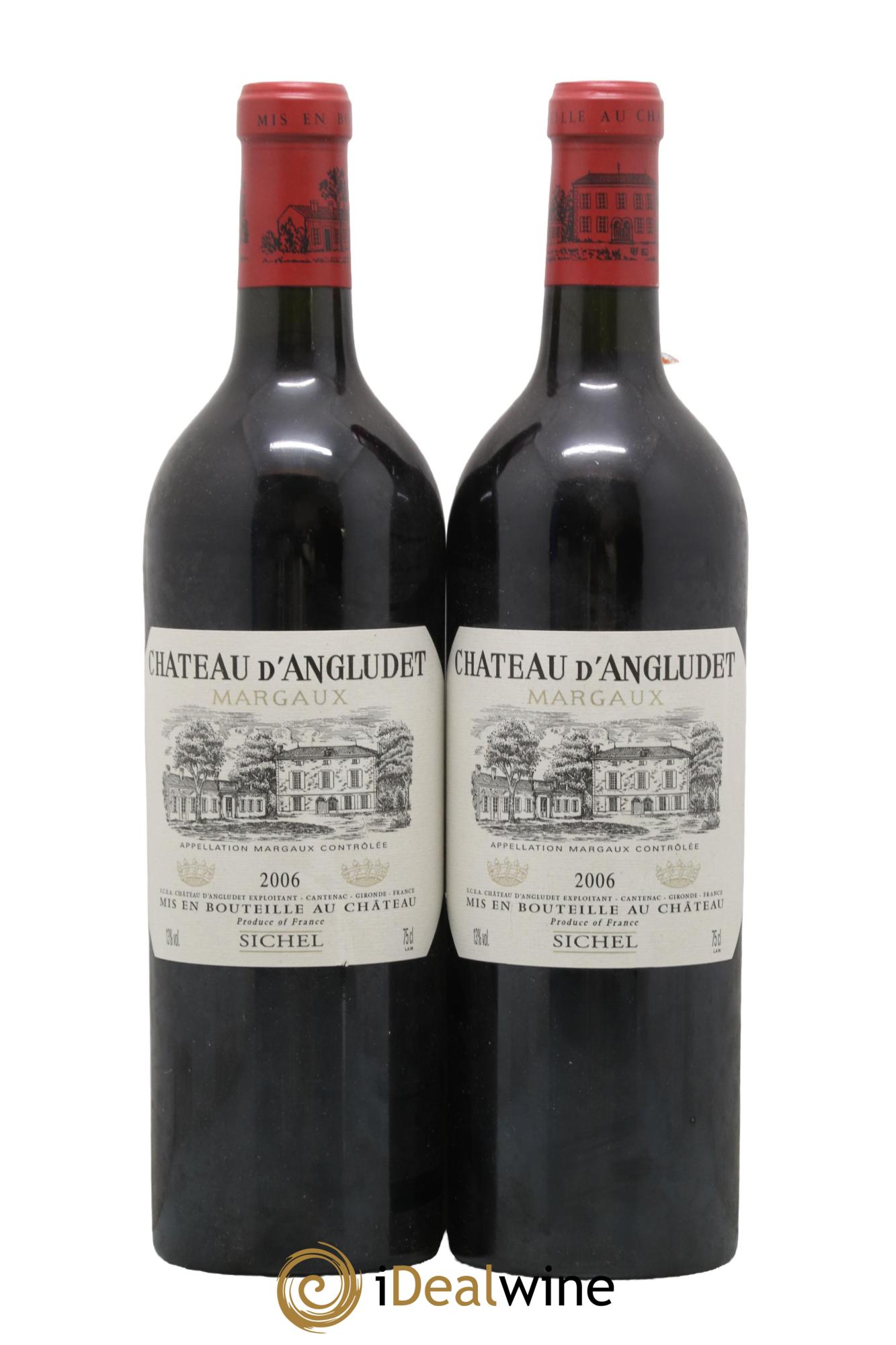 Château d' Angludet Cru Bourgeois 2006 - Posten von 2 Flaschen - 0
