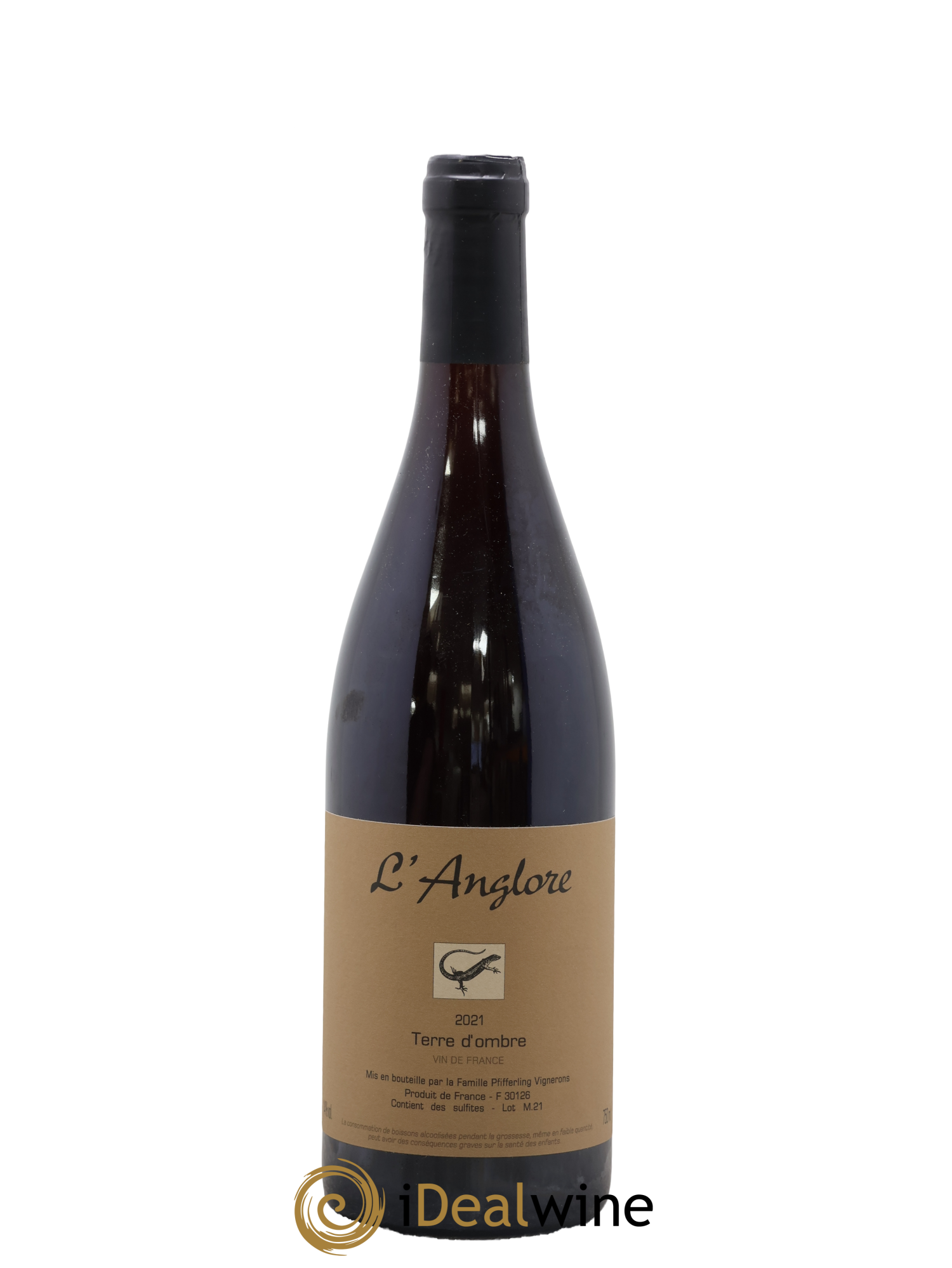 Vin de France Terre d'Ombre L'Anglore 2021 - Lot de 1 bouteille - 0
