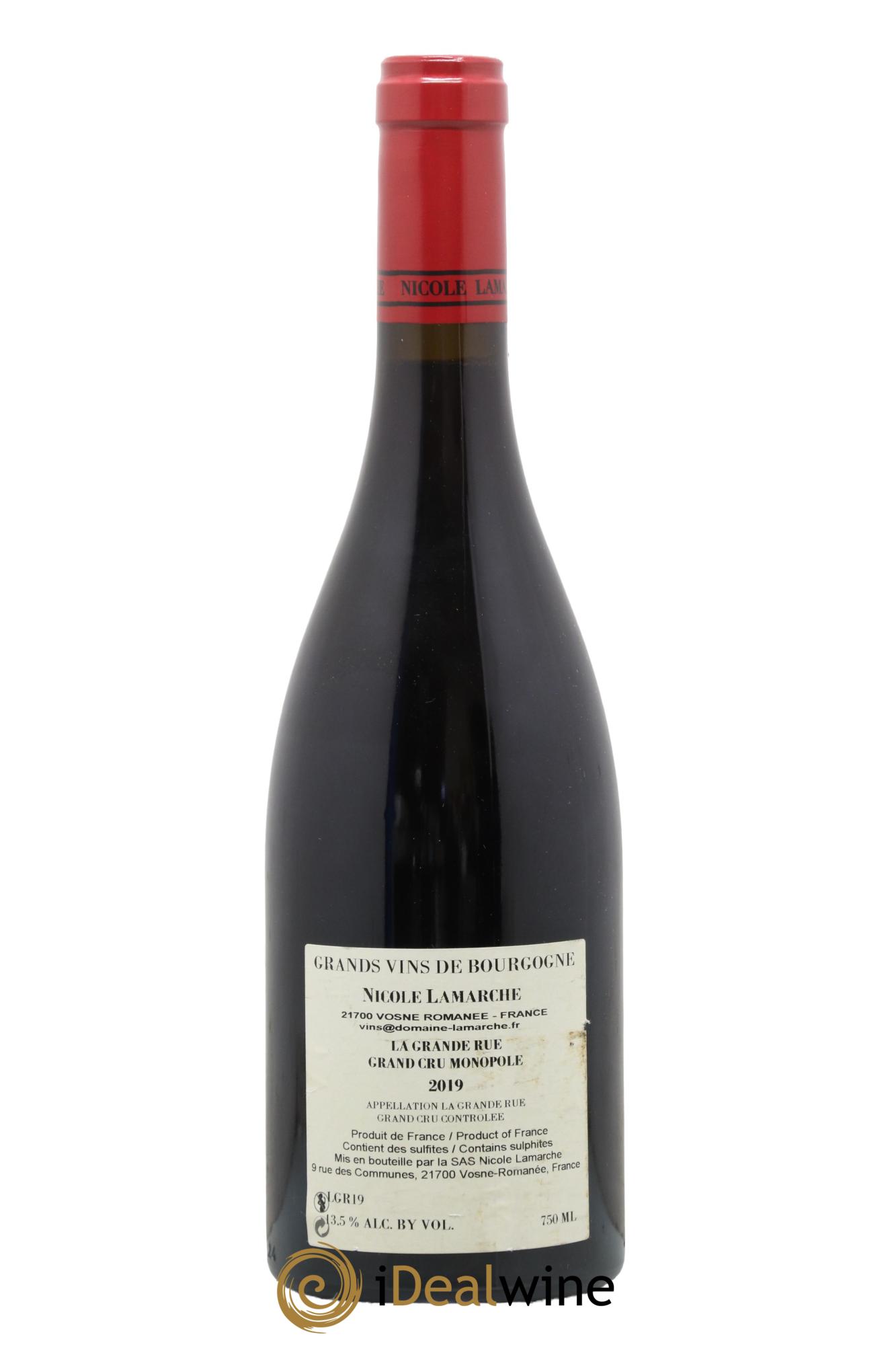 La Grande Rue Grand Cru Lamarche (Domaine) 2019 - Lot de 1 bouteille - 1