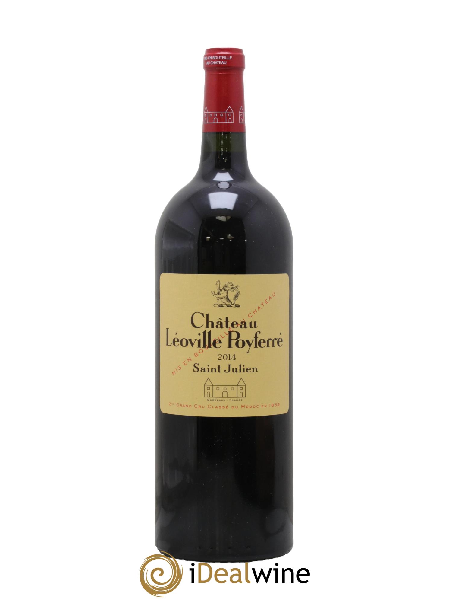 Château Léoville Poyferré 2ème Grand Cru Classé 2014 - Lot de 1 magnum - 0