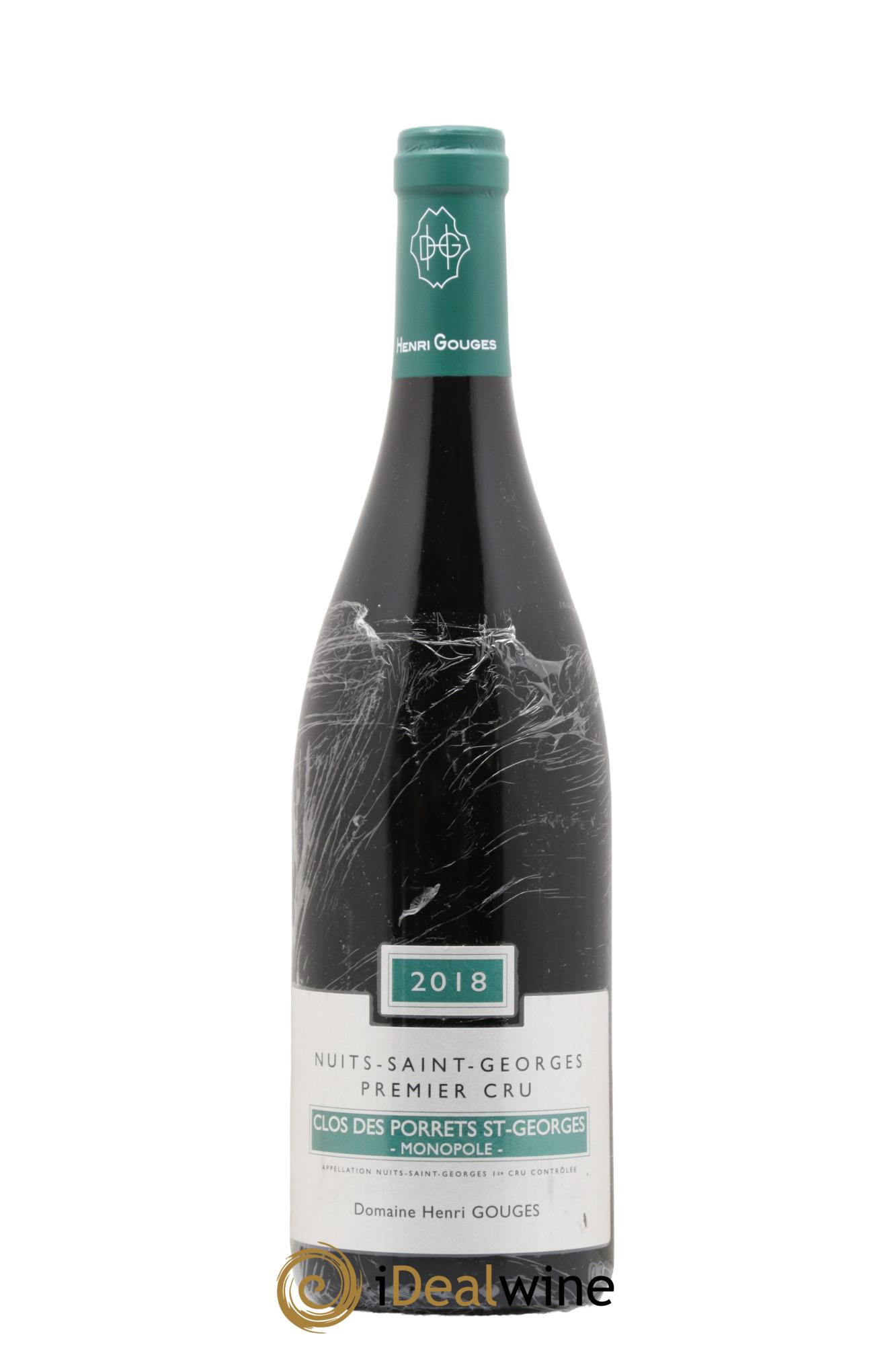 Nuits-Saint-Georges 1er Cru Clos des Porrets St Georges Henri Gouges 2018 - Posten von 1 Flasche - 0