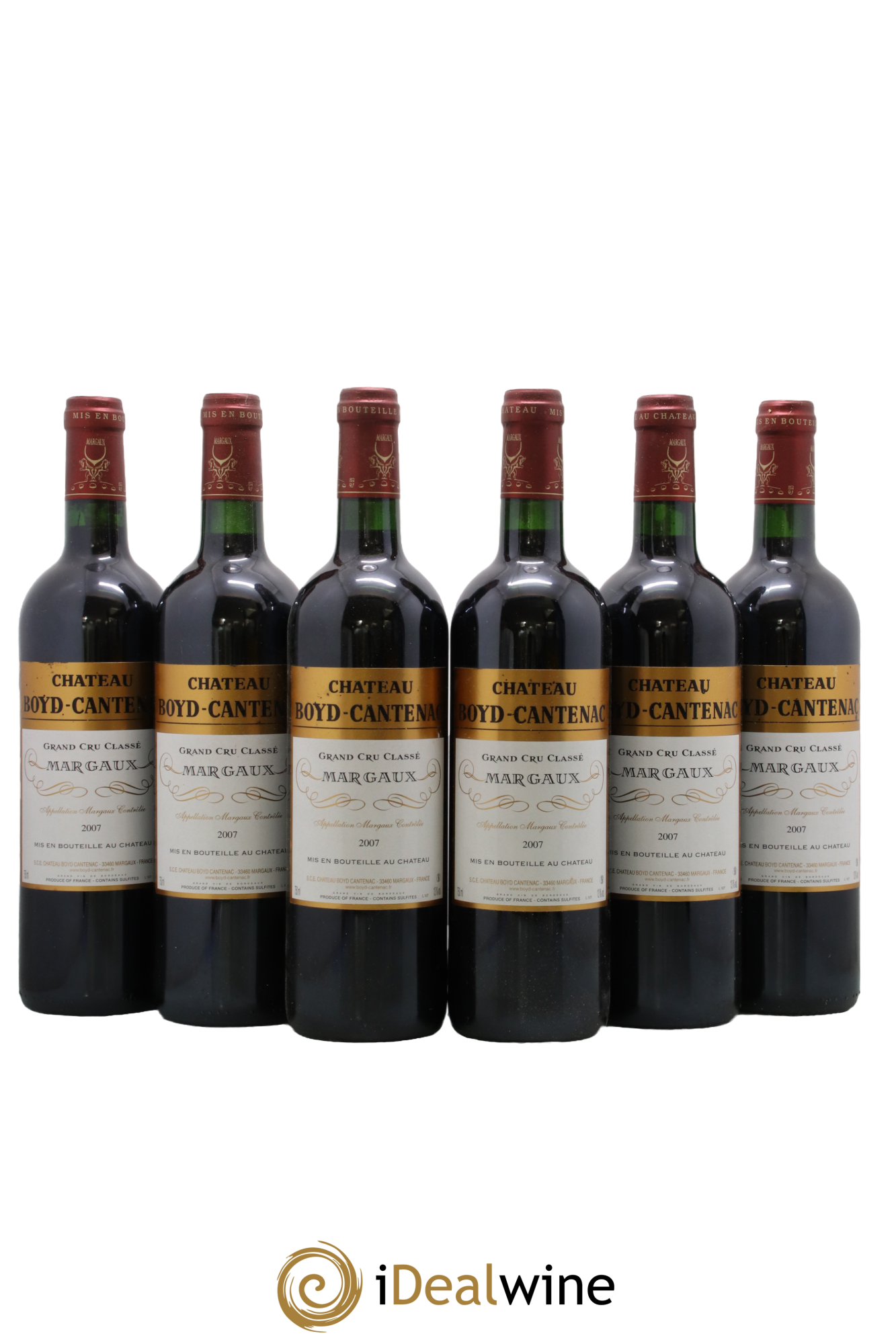 Château Boyd Cantenac 3ème Grand Cru Classé 2007 - Lot of 6 bottles - 0