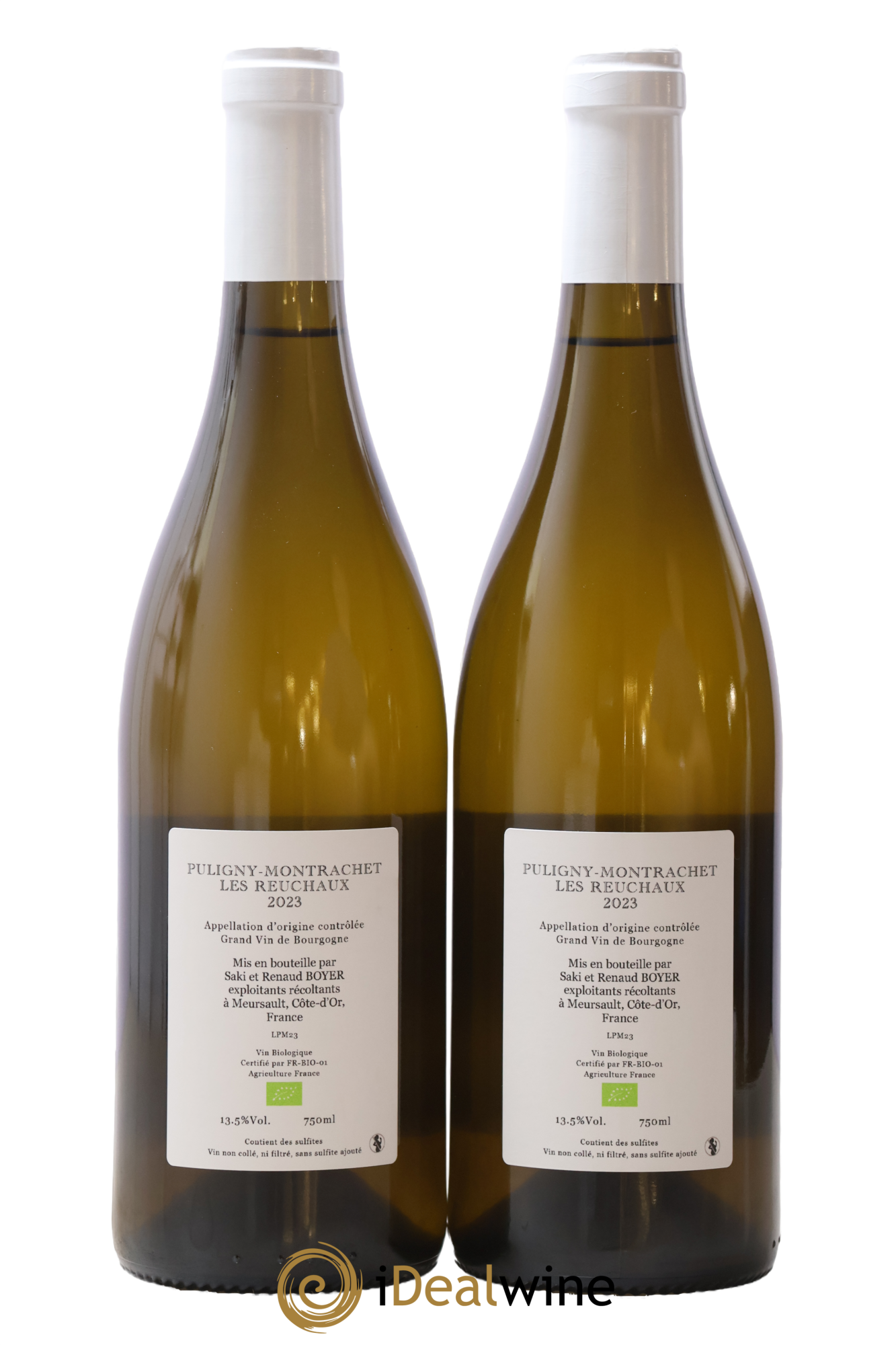Puligny-Montrachet Les Reuchaux Renaud Boyer 2023 - Lot de 2 bouteilles - 1
