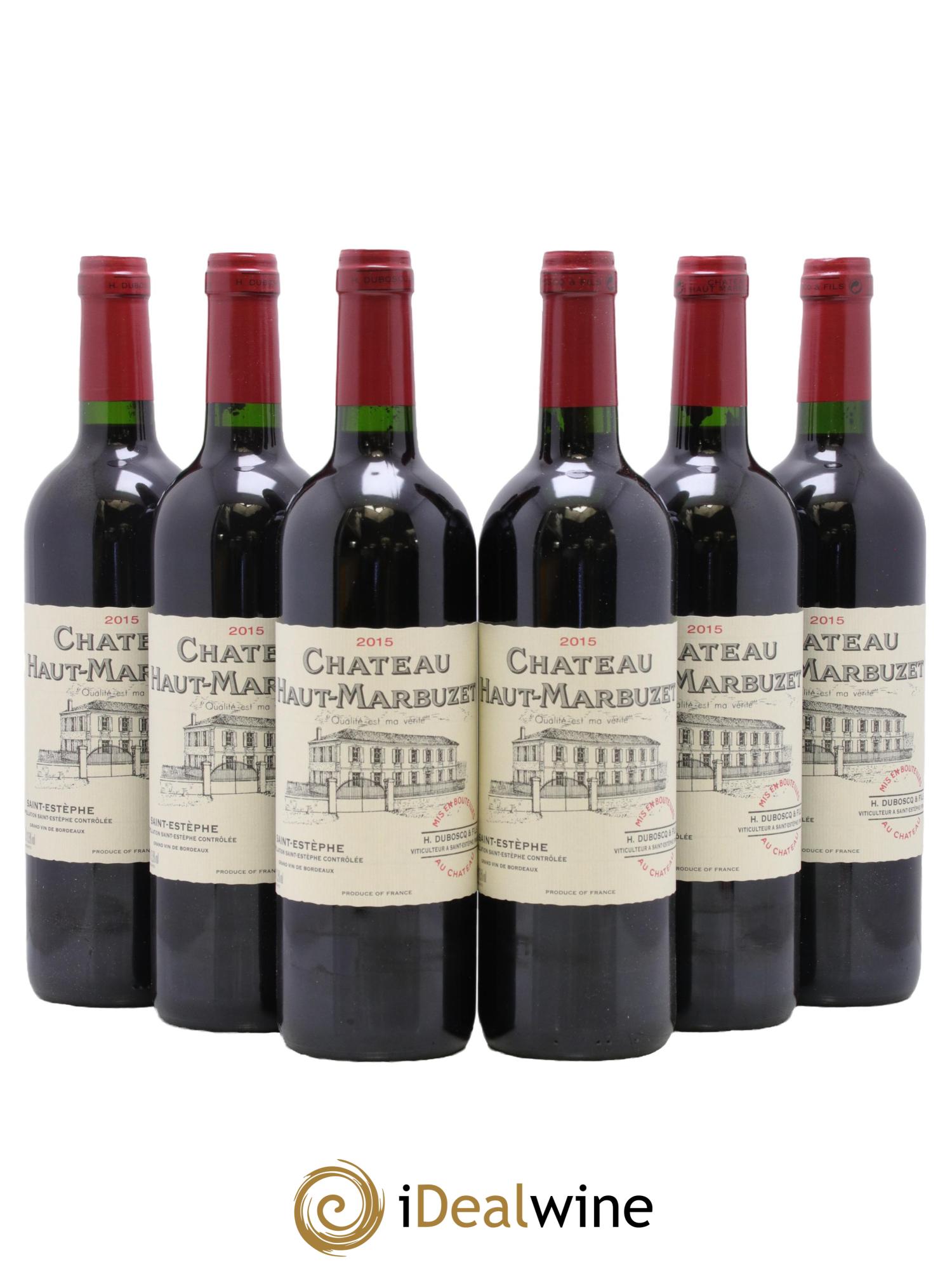Château Haut Marbuzet 2015 - Lot de 6 bouteilles - 0