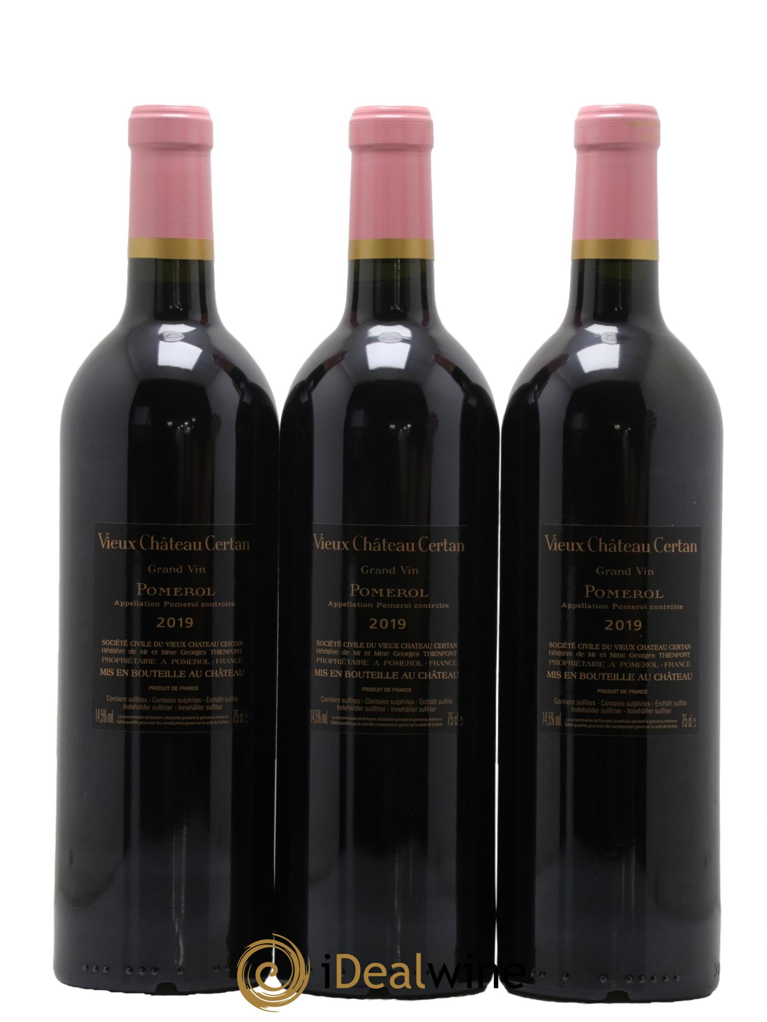 Vieux Château Certan 2019 - Lot de 3 bouteilles - 1