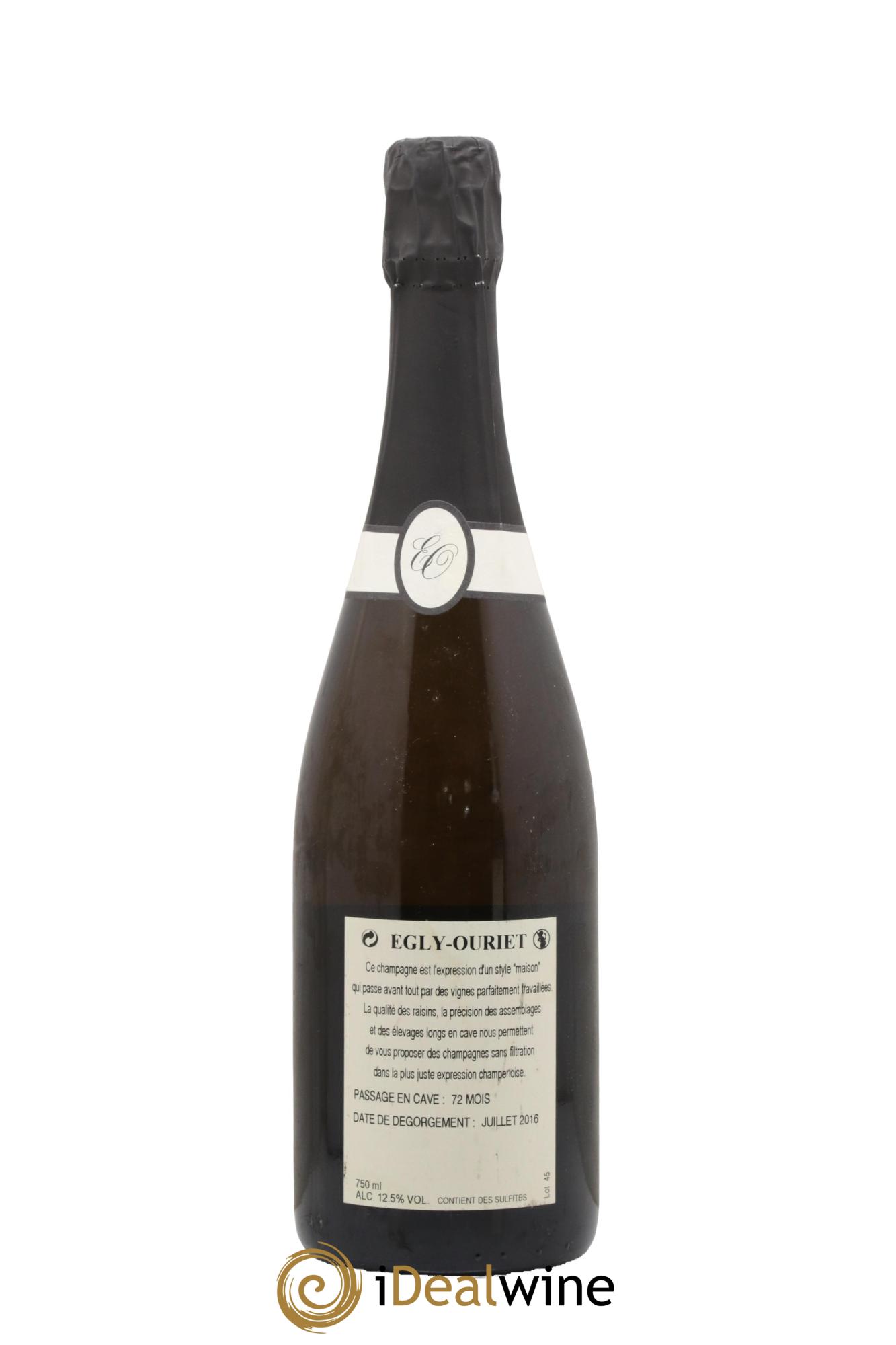 Blanc de Noirs Les Crayères Vieilles vignes Egly-Ouriet - Lot of 1 bottle - 1