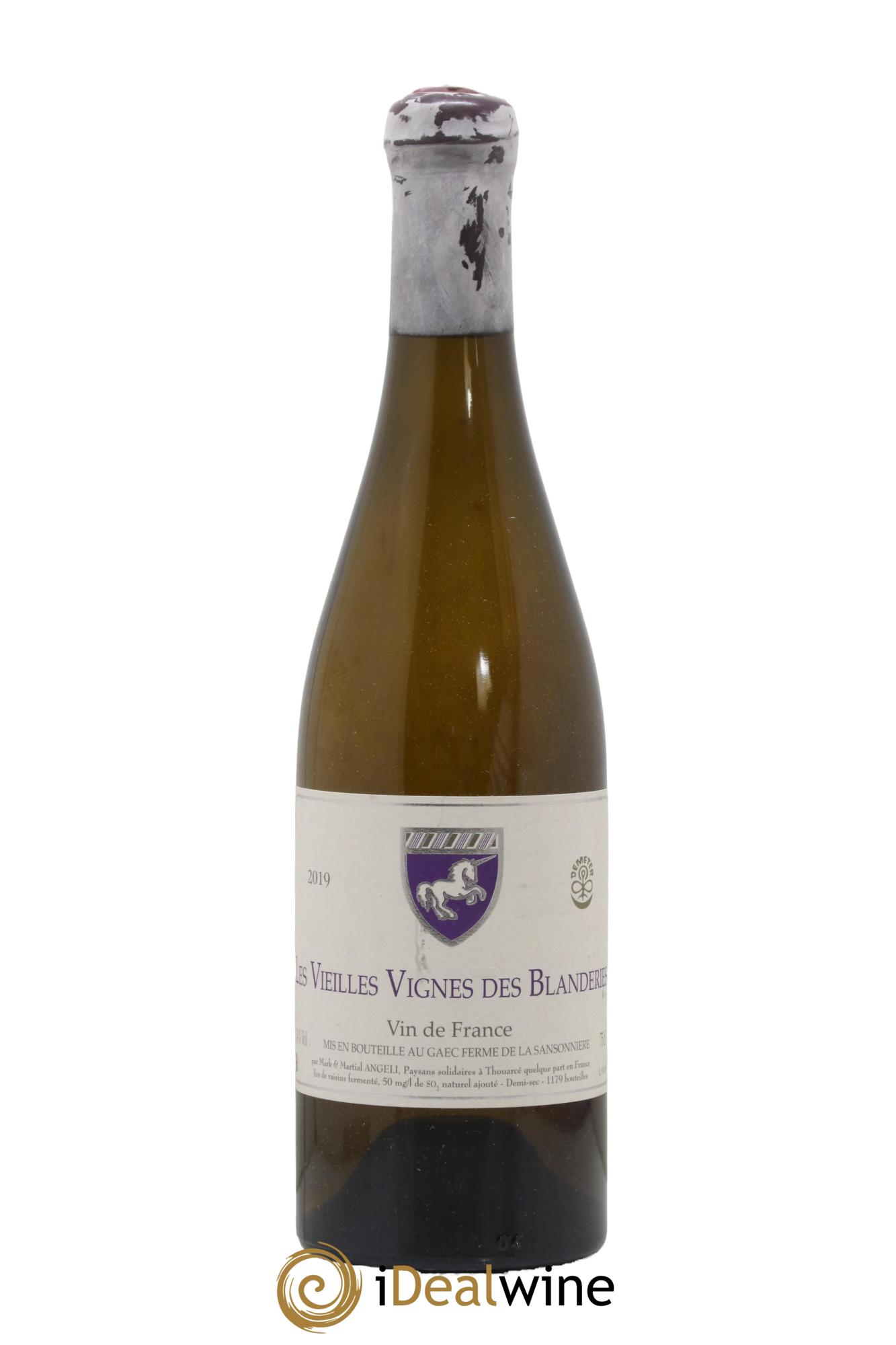 Vin de France Les Vieilles Vignes des Blanderies Mark Angeli (Domaine) - Ferme de la Sansonnière 2019 - Lot de 1 bouteille - 0