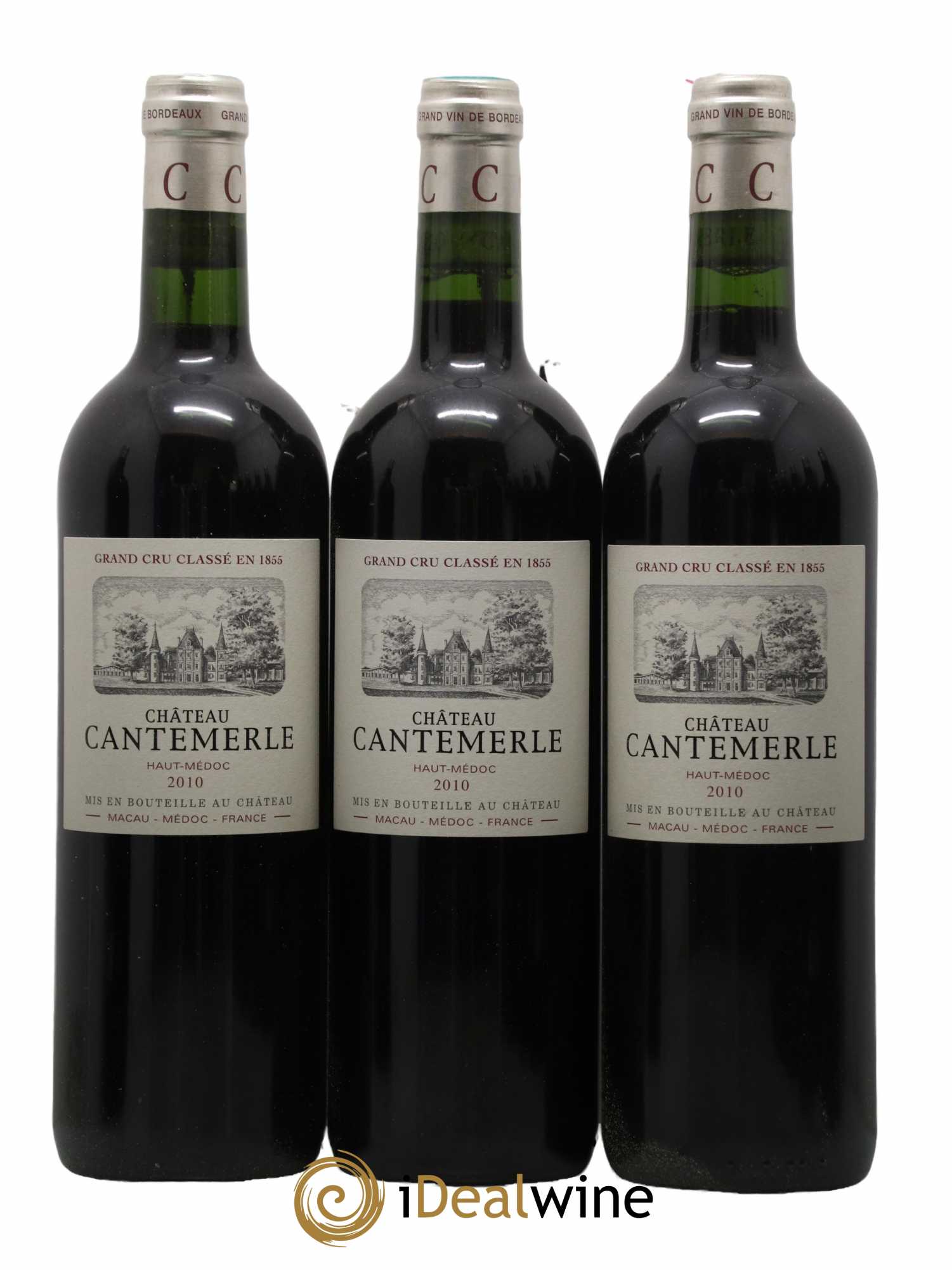 Château Cantemerle 5ème Grand Cru Classé  2010 - Lotto di 12 bottiglie - 2