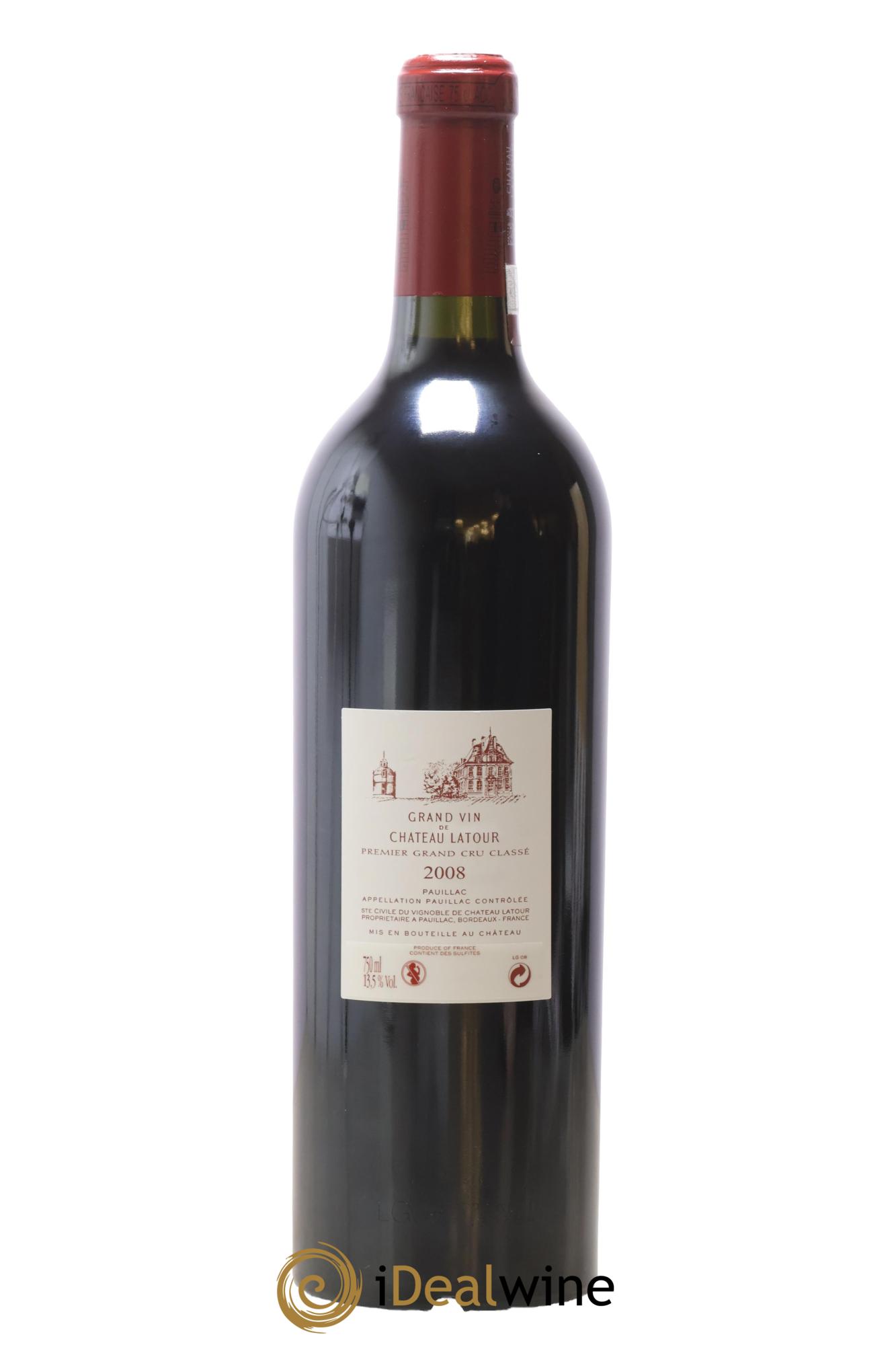 Château Latour 1er Grand Cru Classé 2008 - Posten von 1 Flasche - 1