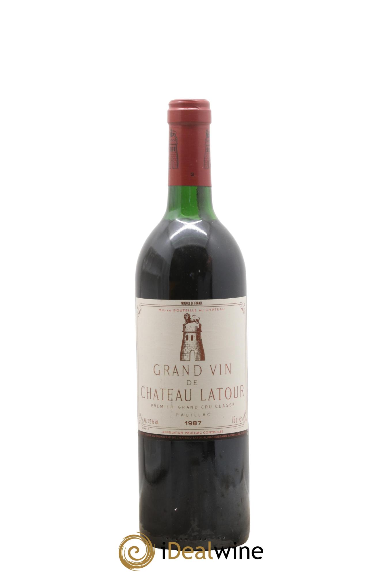 Château Latour 1er Grand Cru Classé 1987 - Lot de 1 bouteille - 0
