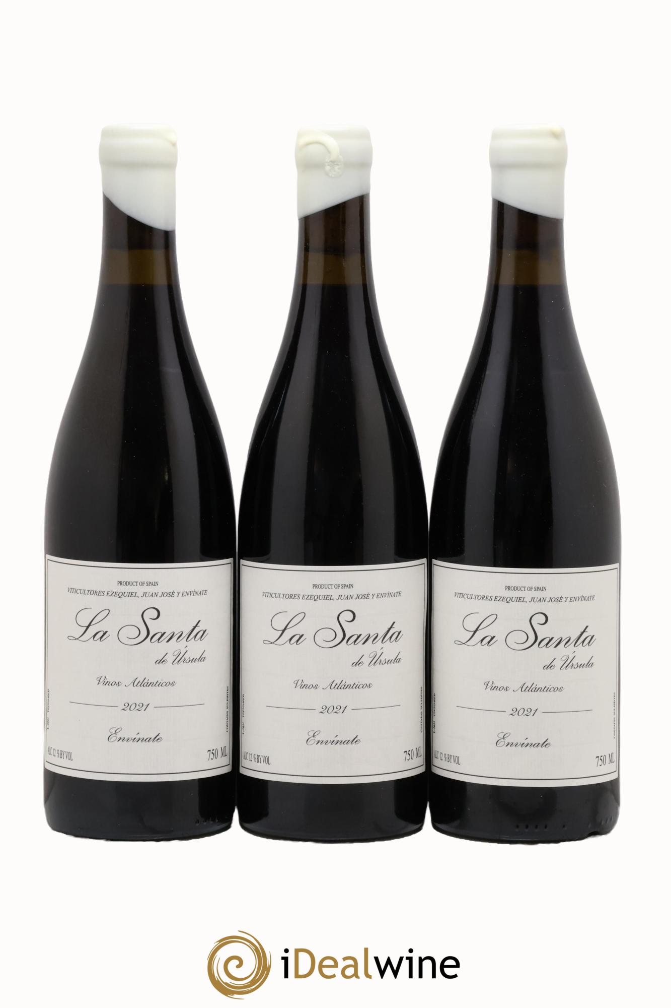 Espagne Vinos Atlanticos La Santa du Ursula Envinate 2021 - Lotto di 3 bottiglie - 0