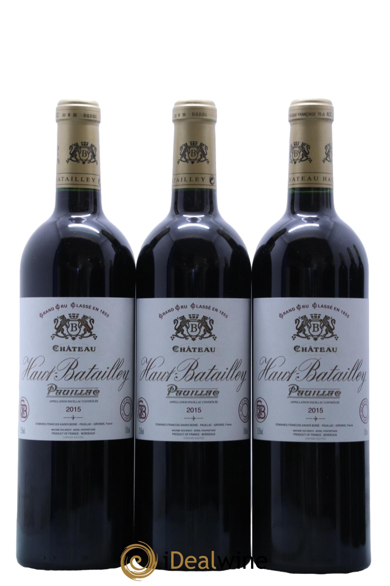 Château Haut Batailley 5ème Grand Cru Classé 2015 - Lot de 6 bouteilles - 1