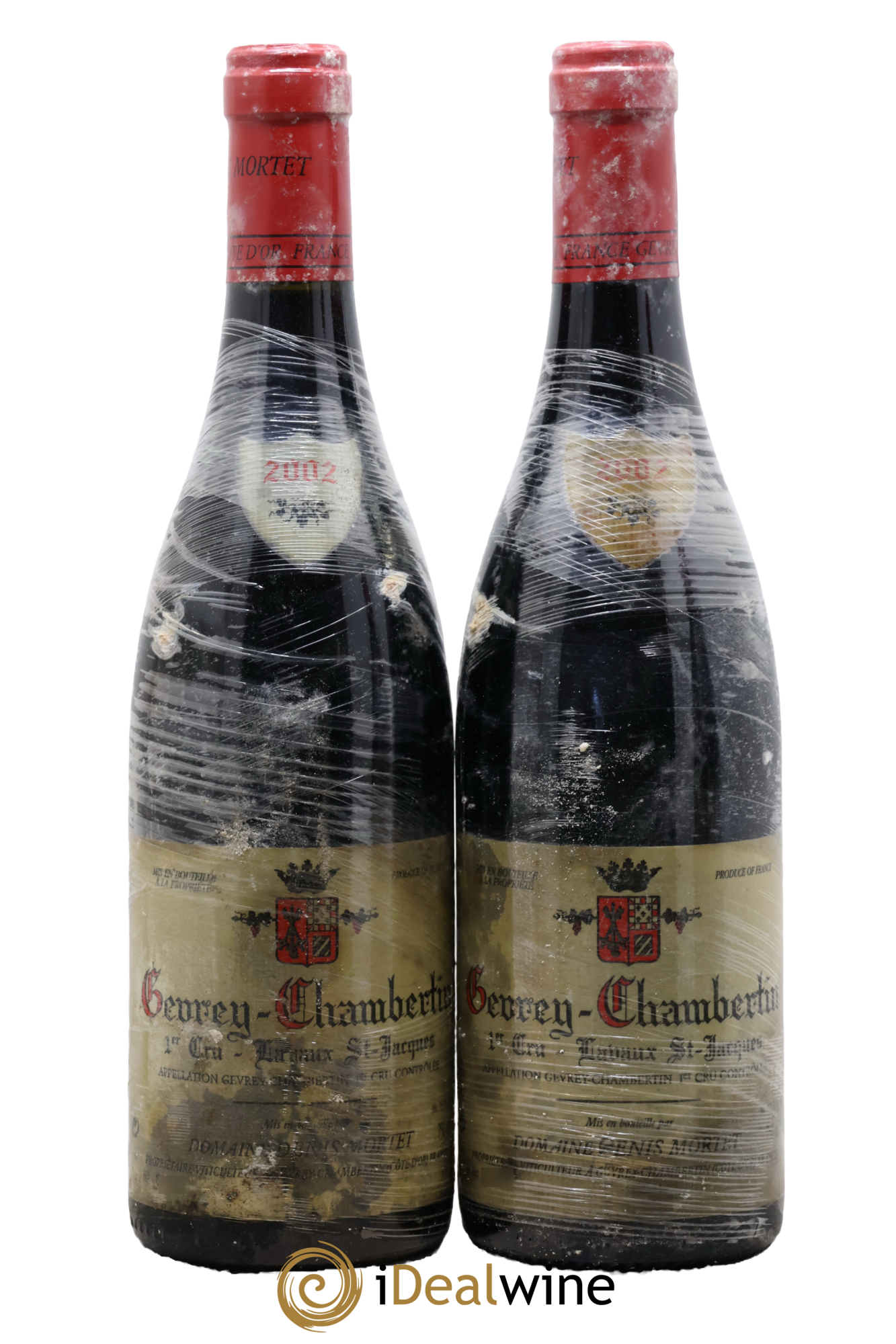 Gevrey-Chambertin 1er Cru Lavaux Saint Jacques Denis Mortet (Domaine) 2002 - Posten von 2 Flaschen - 0