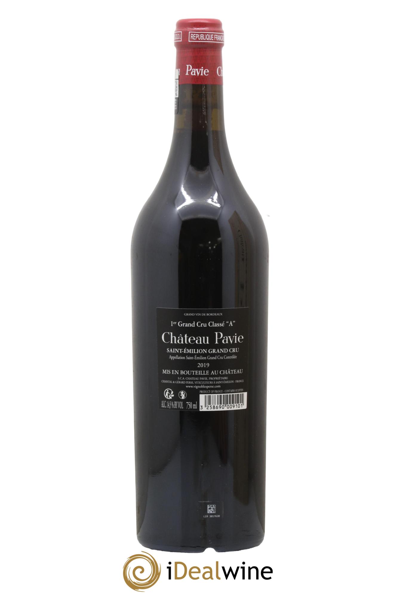 Château Pavie 1er Grand Cru Classé A 2019 - Lot de 1 bouteille - 2