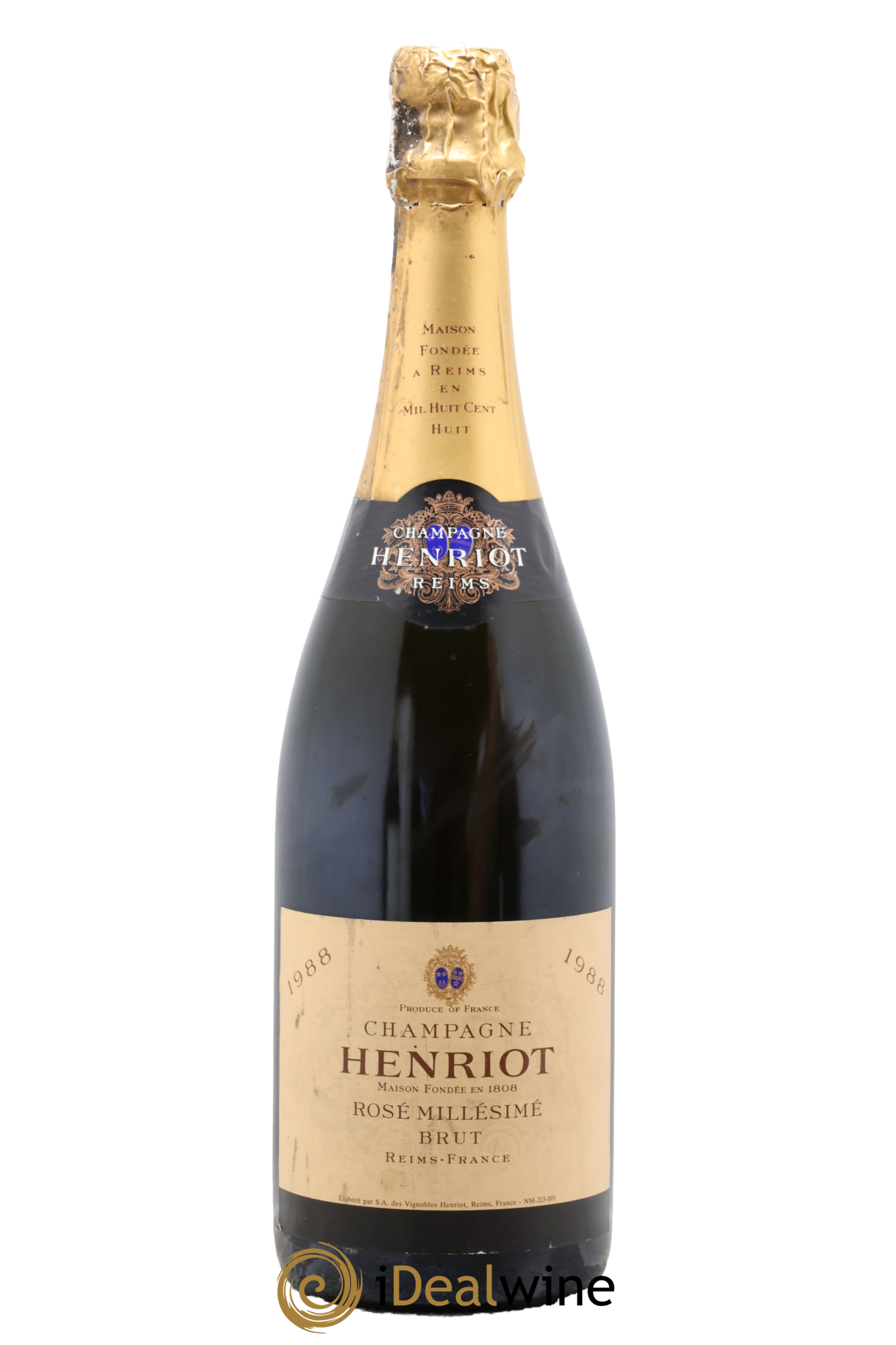 Rosé Brut Henriot 1988 - Posten von 1 Flasche - 0