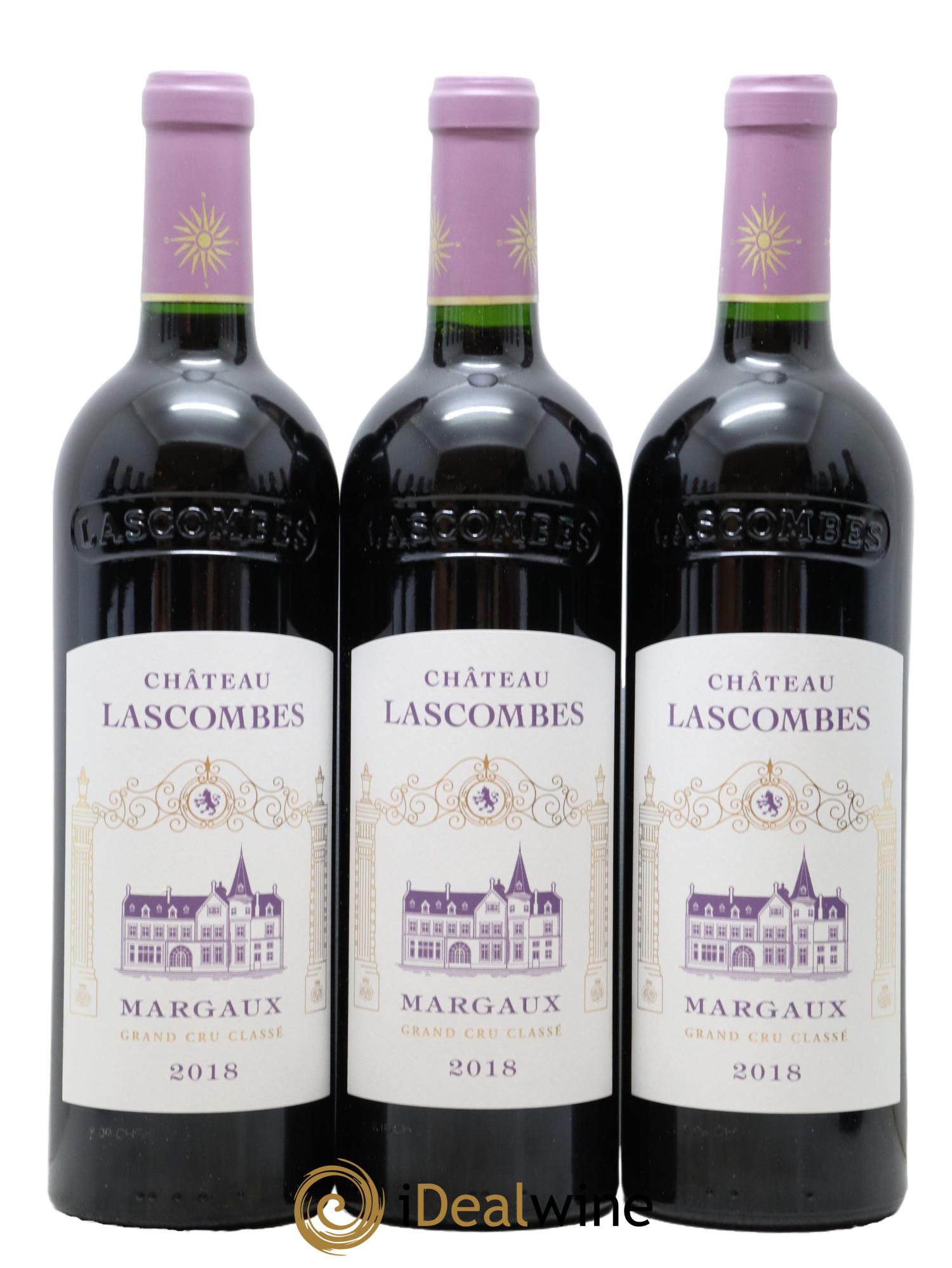 Château Lascombes 2ème Grand Cru Classé 2018 - Lot de 12 bouteilles - 1