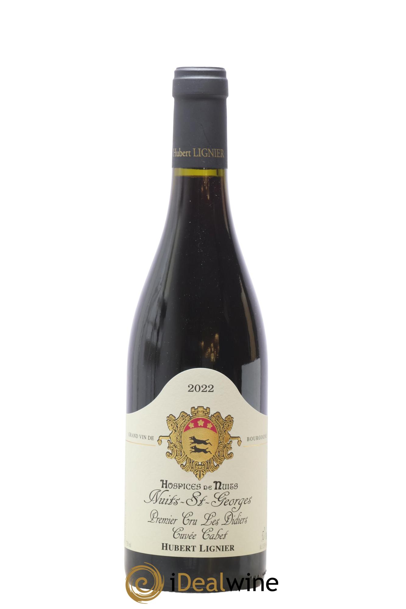 Nuits-Saint-Georges 1er Cru Les Didiers Hospices de Nuits Hubert Lignier (Domaine) Cuvée Cabet 2022 - Lot de 1 bouteille - 0