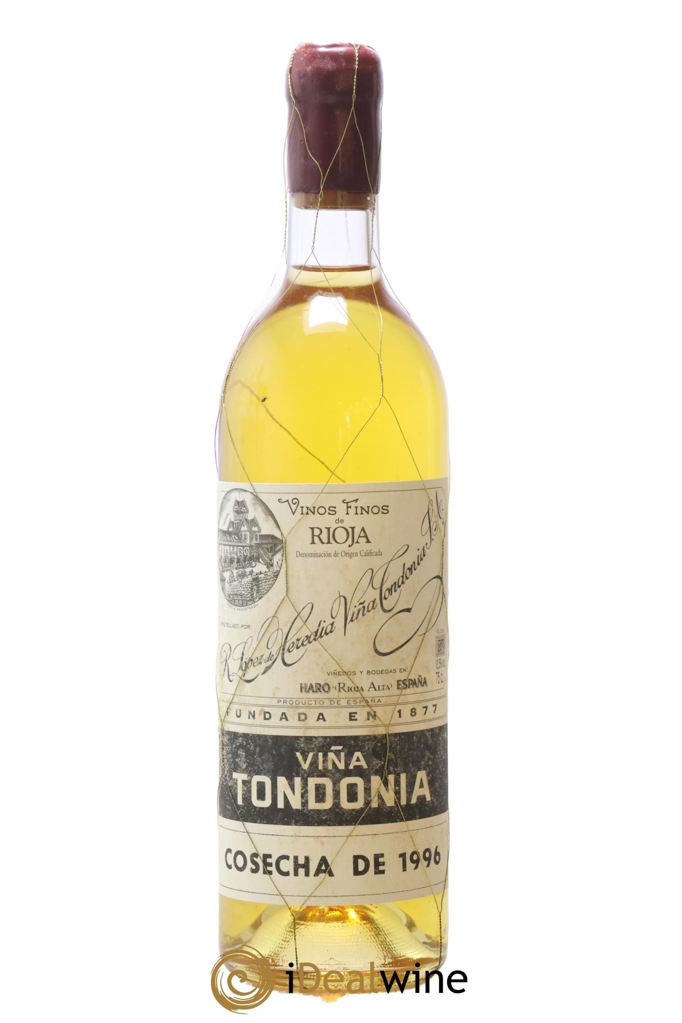 Rioja Gran Reserva Blanco Vina Tondonia R. Lopez de Heredia 1996 - Lotto di 1 bottiglia - 0