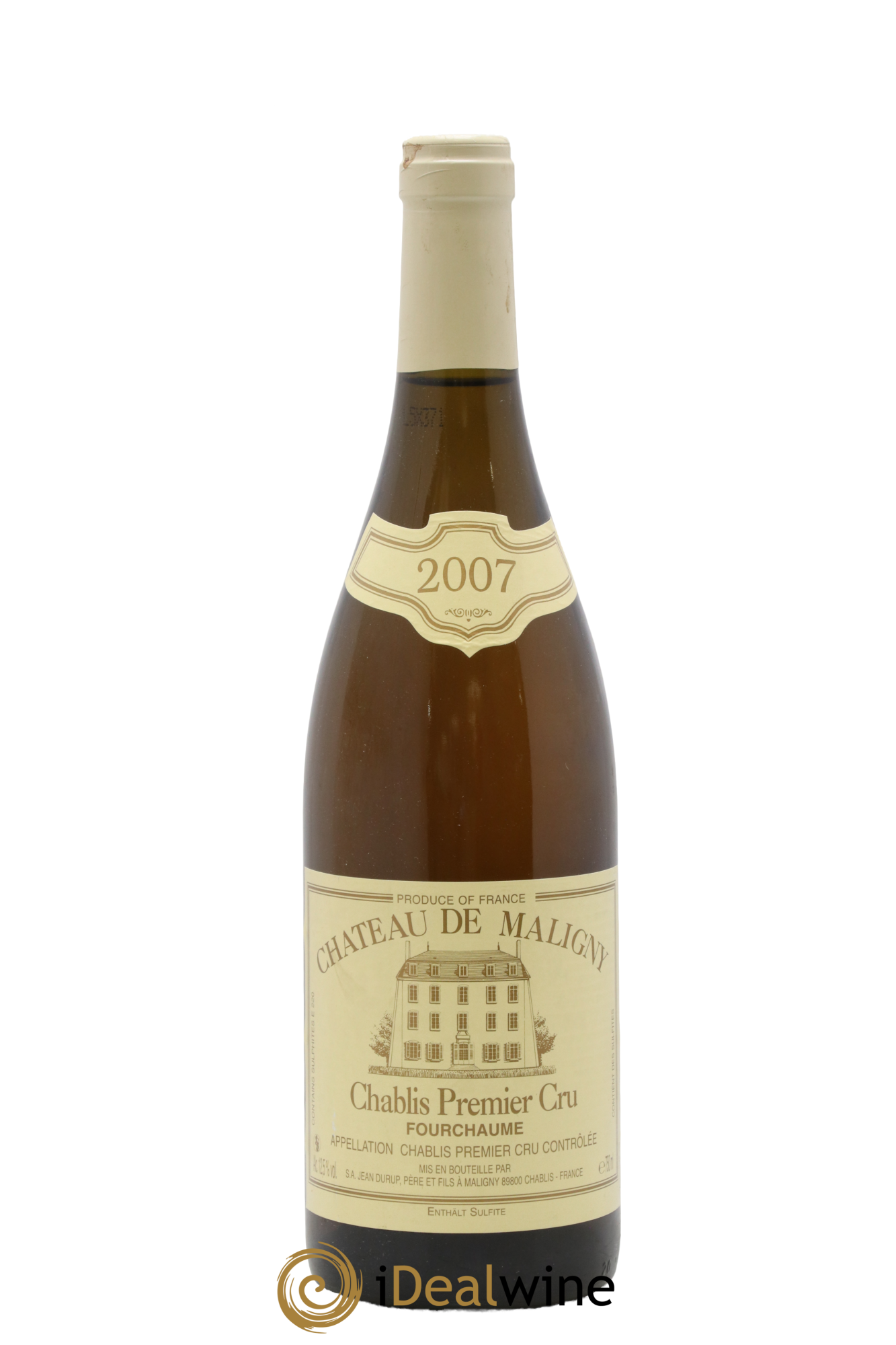 Chablis 1er Cru Fourchaume Jean Durup Père & Fils 2007 - Lot de 1 bouteille - 0