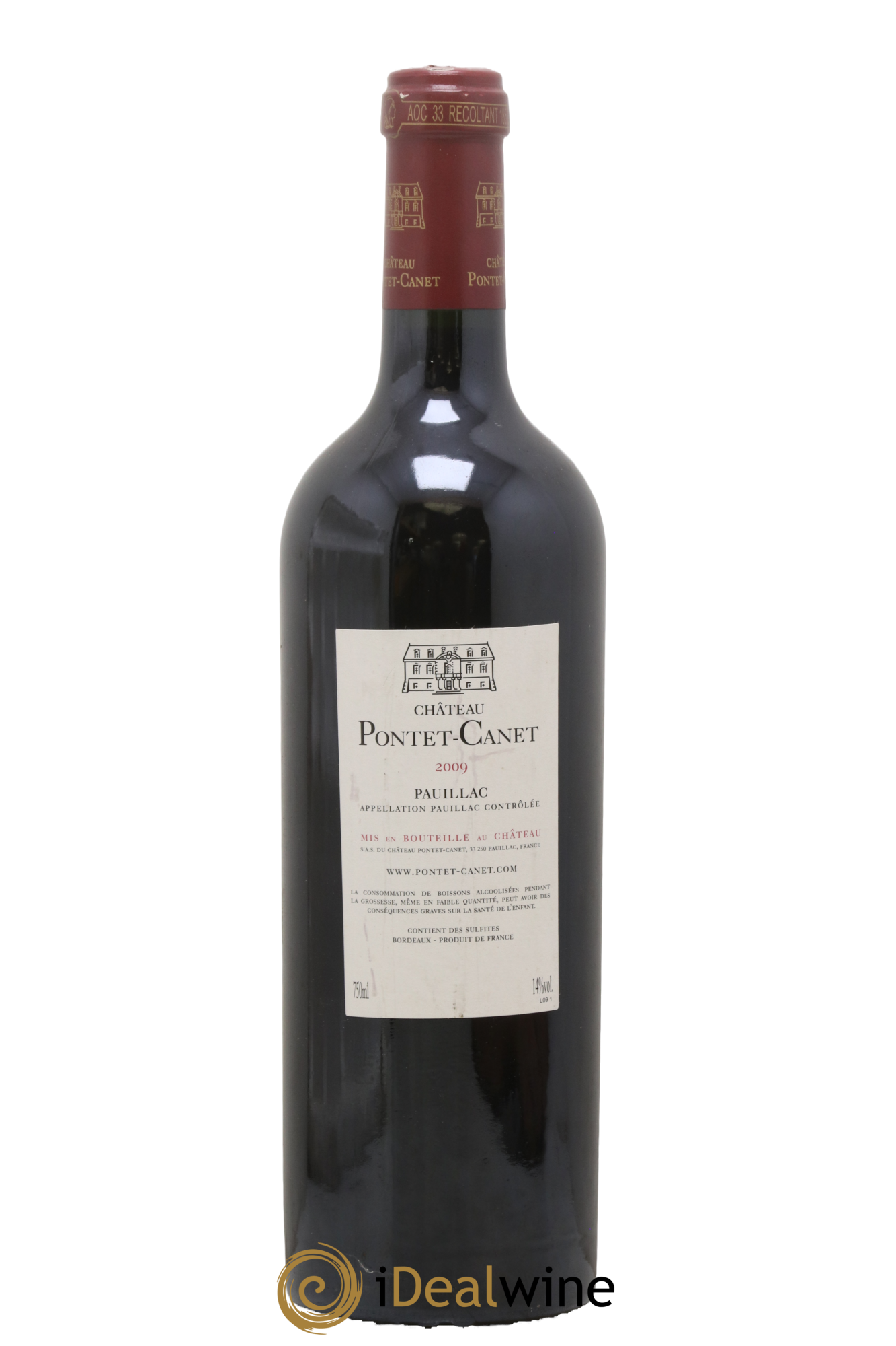 Château Pontet Canet 5ème Grand Cru Classé 2009 - Lot de 1 bouteille - 1