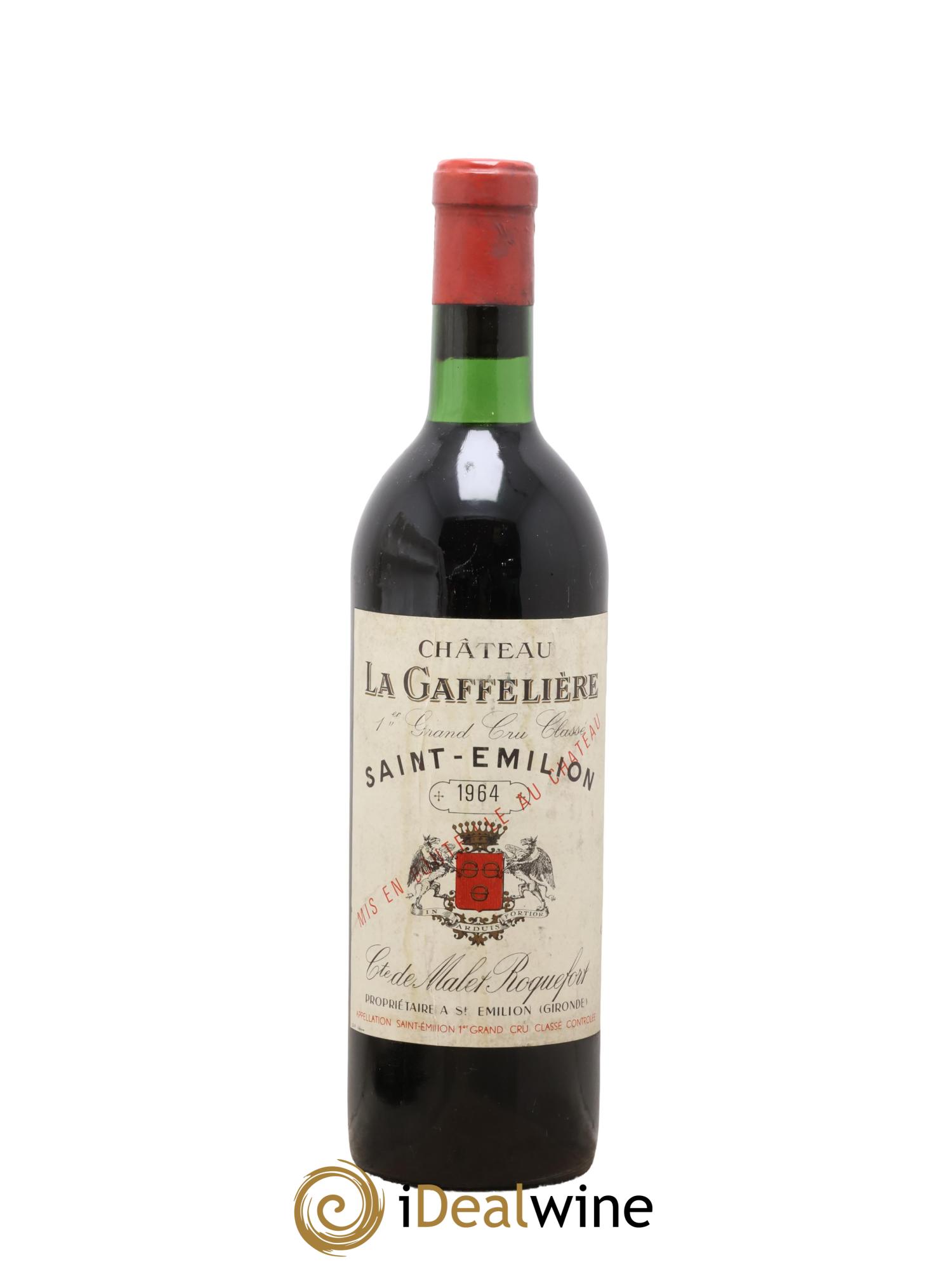 Château la Gaffelière 1er Grand Cru Classé B 1964 - Lot of 1 bottle - 0