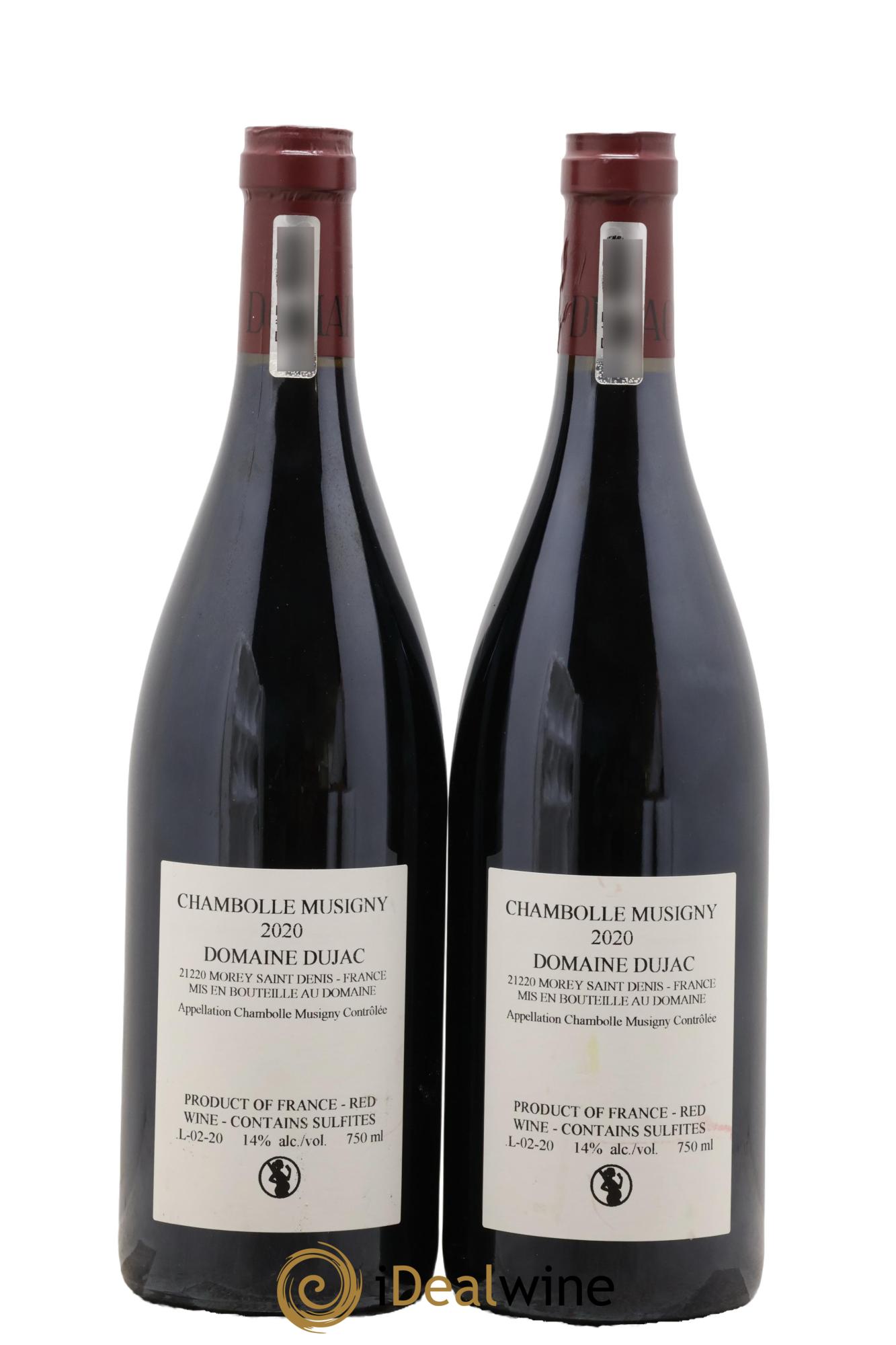Chambolle-Musigny Dujac (Domaine) 2020 - Lotto di 2 bottiglie - 1