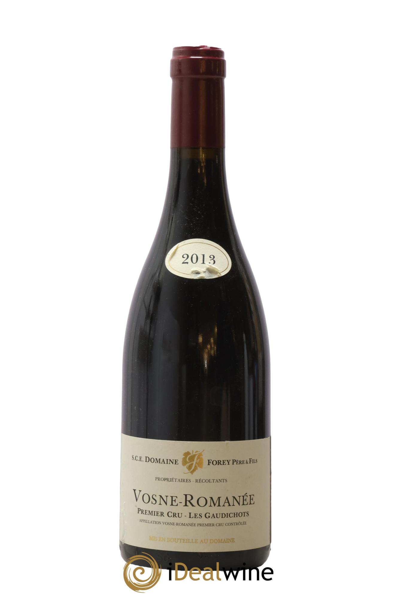 Vosne-Romanée 1er Cru Les Gaudichots Forey Père et Fils (Domaine) 2013 - Lot de 1 bouteille - 0