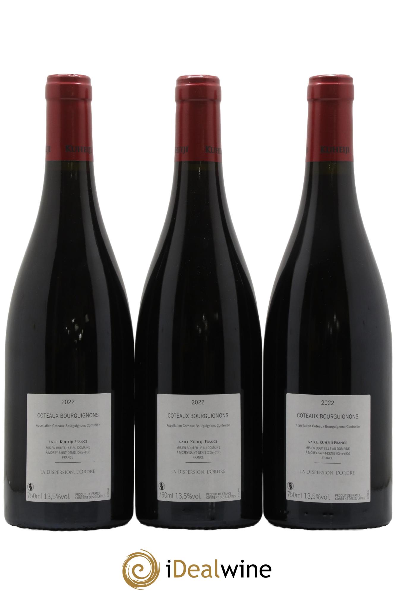 Coteaux bourguignons Domaine Kuheiji  2022 - Posten von 3 Flaschen - 1